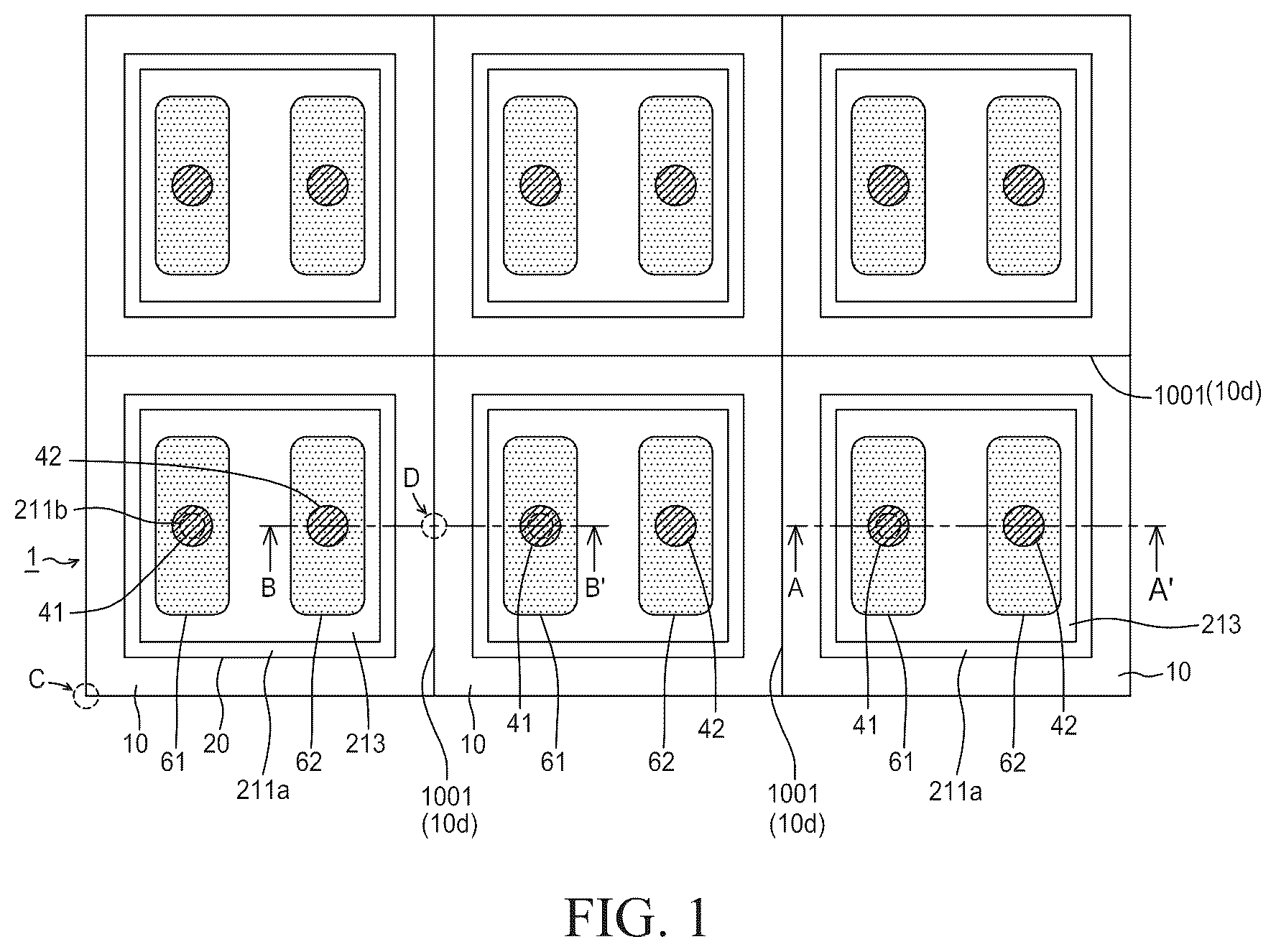 Patent US12155019 — Light-emitting device — Figure 1