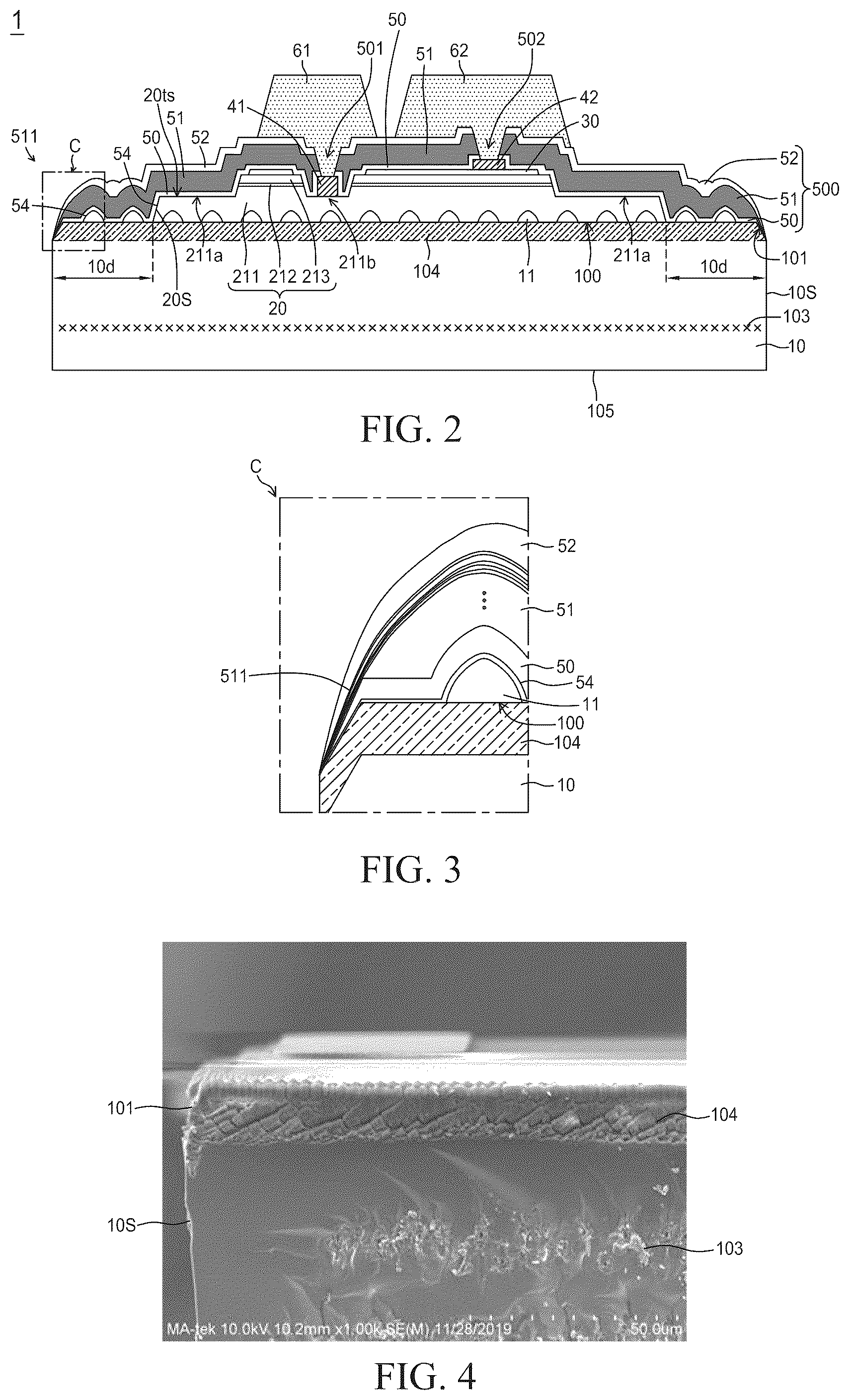 Patent US12155019 Figure 2 – Light-emitting device