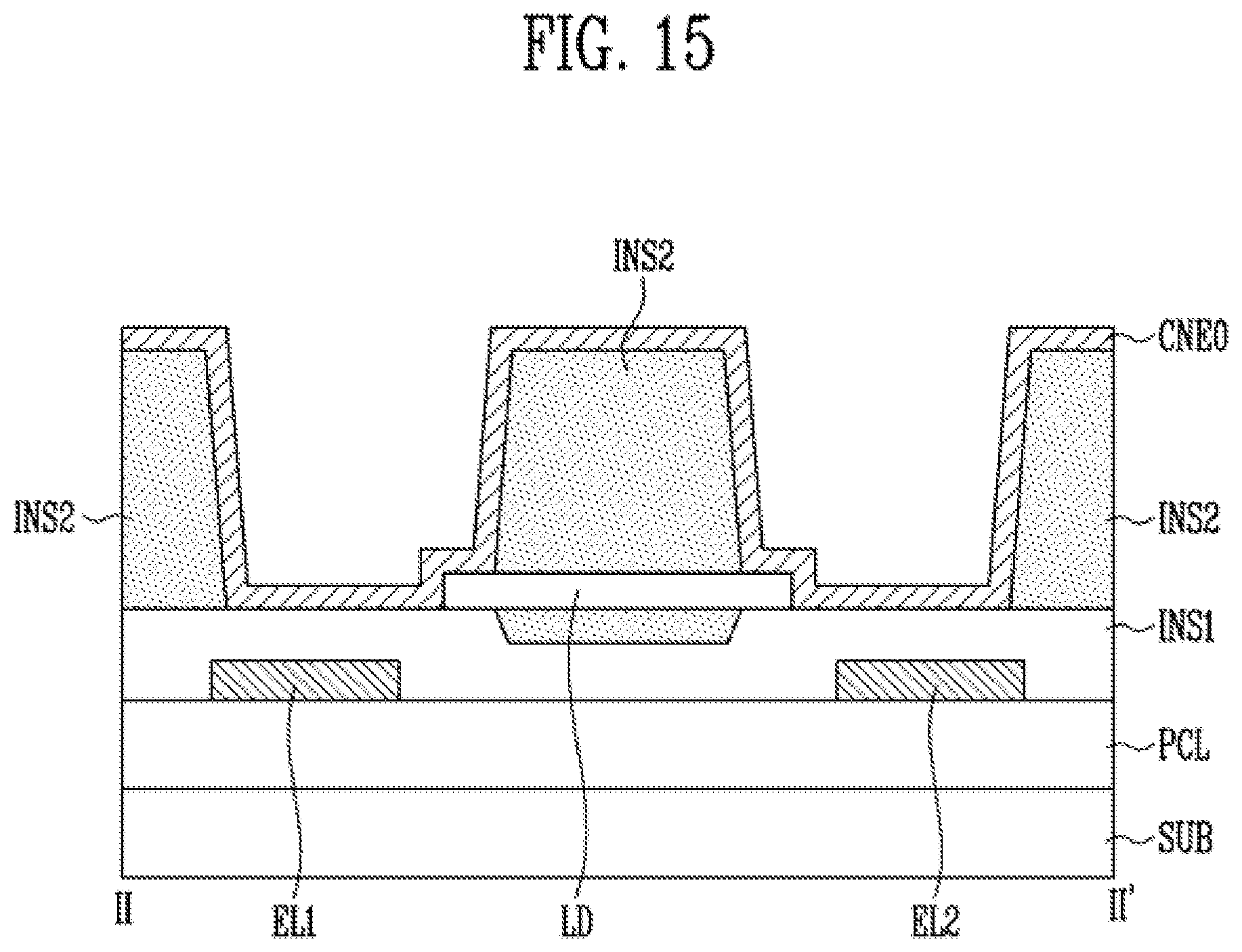 Patent US12155021 Figure 16 – Pixel, method of manufacturing the same, and display device including the same