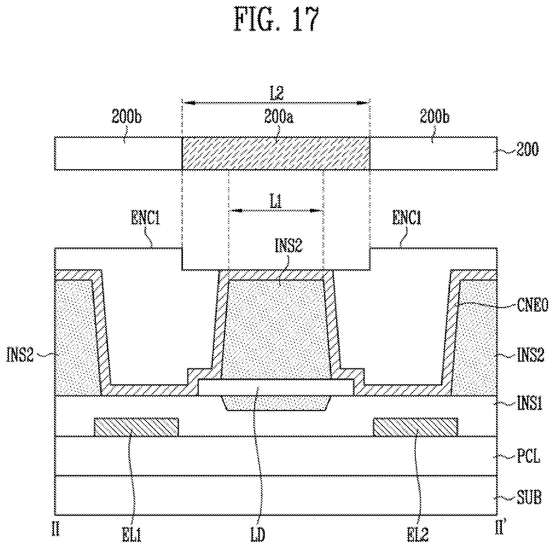 Patent US12155021 Figure 18 – Pixel, method of manufacturing the same, and display device including the same