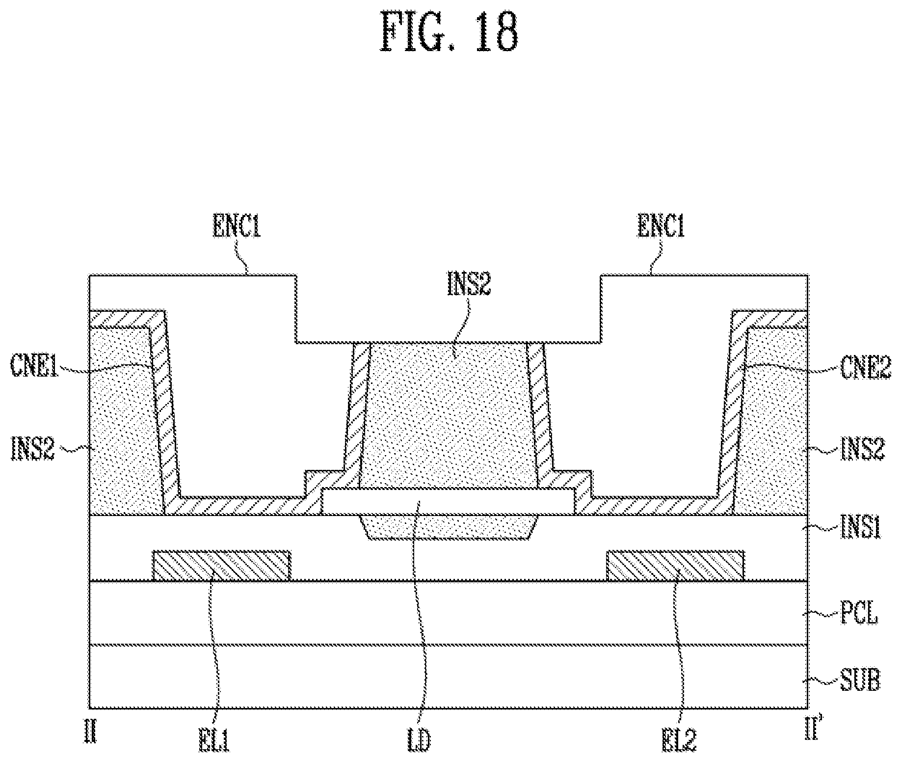 Patent US12155021 Figure 19 – Pixel, method of manufacturing the same, and display device including the same