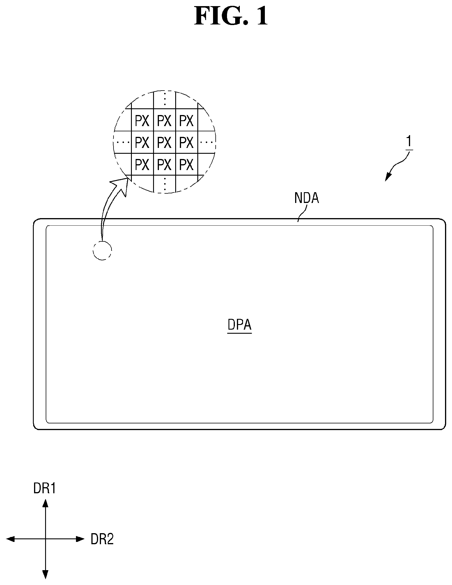 Patent US12155022 Figure 1 – Display device and method for manufacturing display device