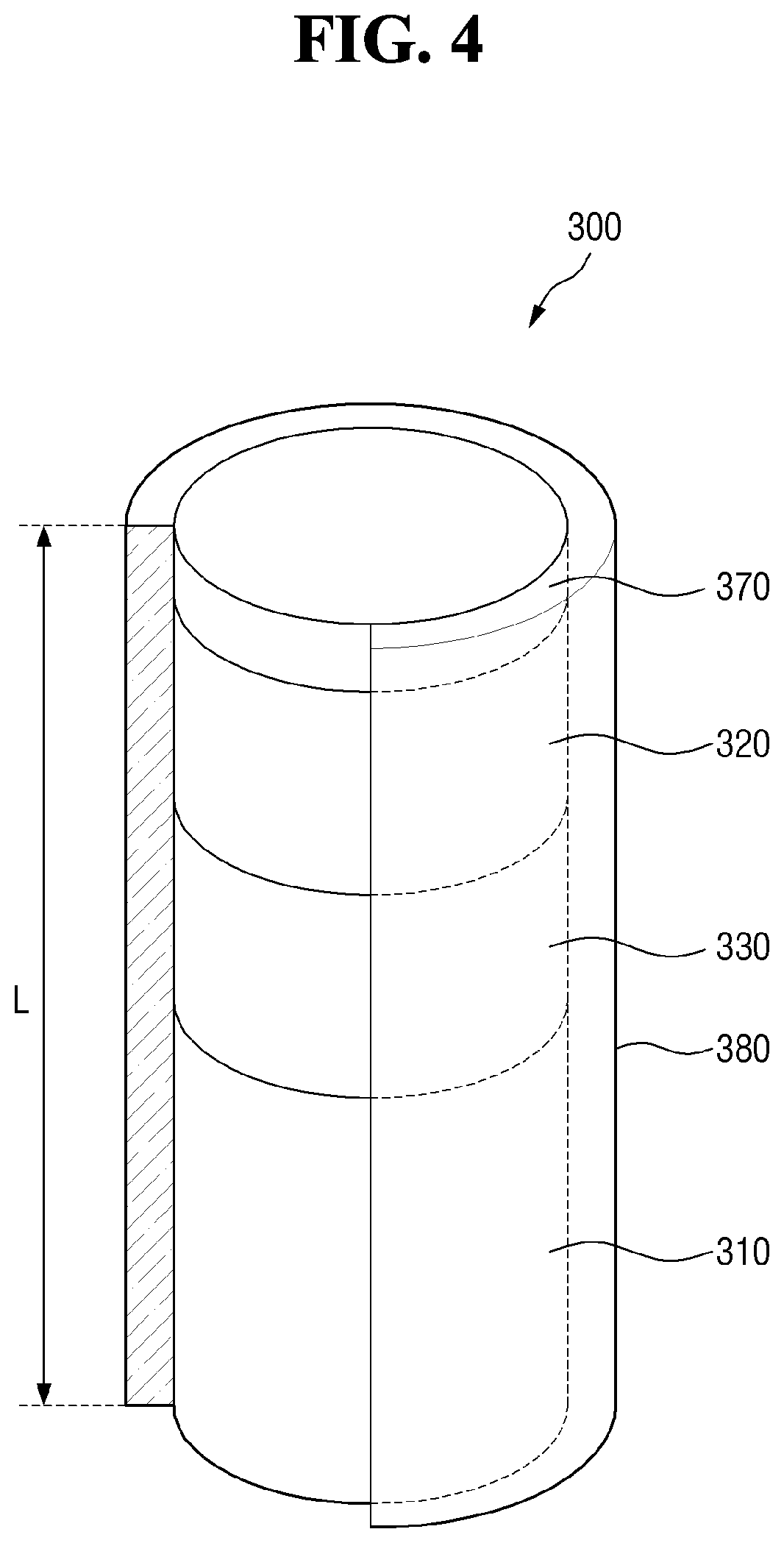Patent US12155022 Figure 4 – Display device and method for manufacturing display device
