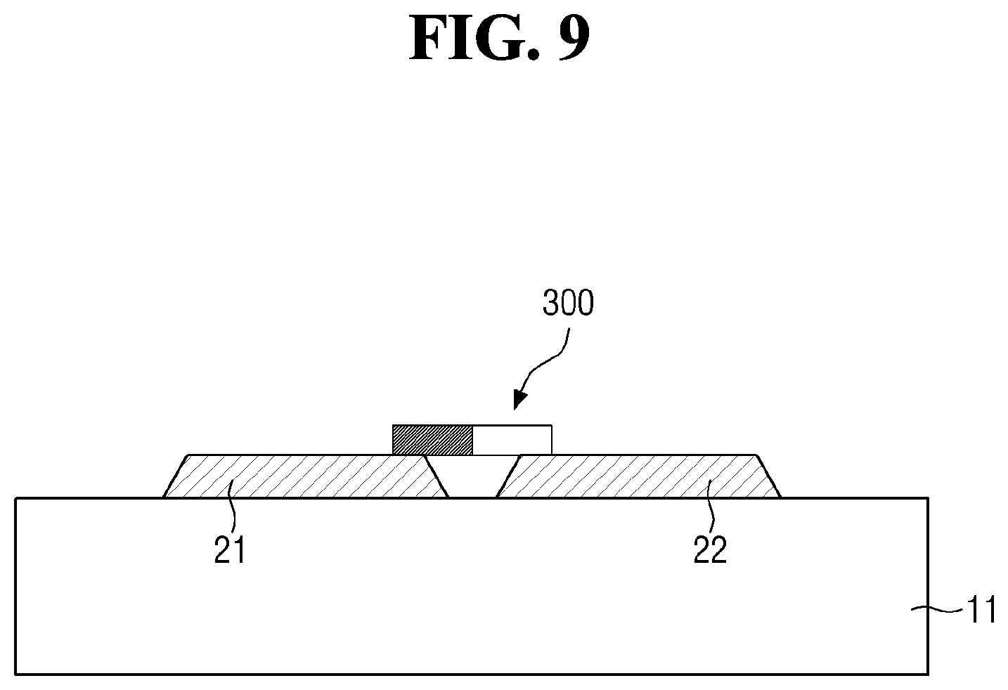 Patent US12155022 Figure 9 – Display device and method for manufacturing display device