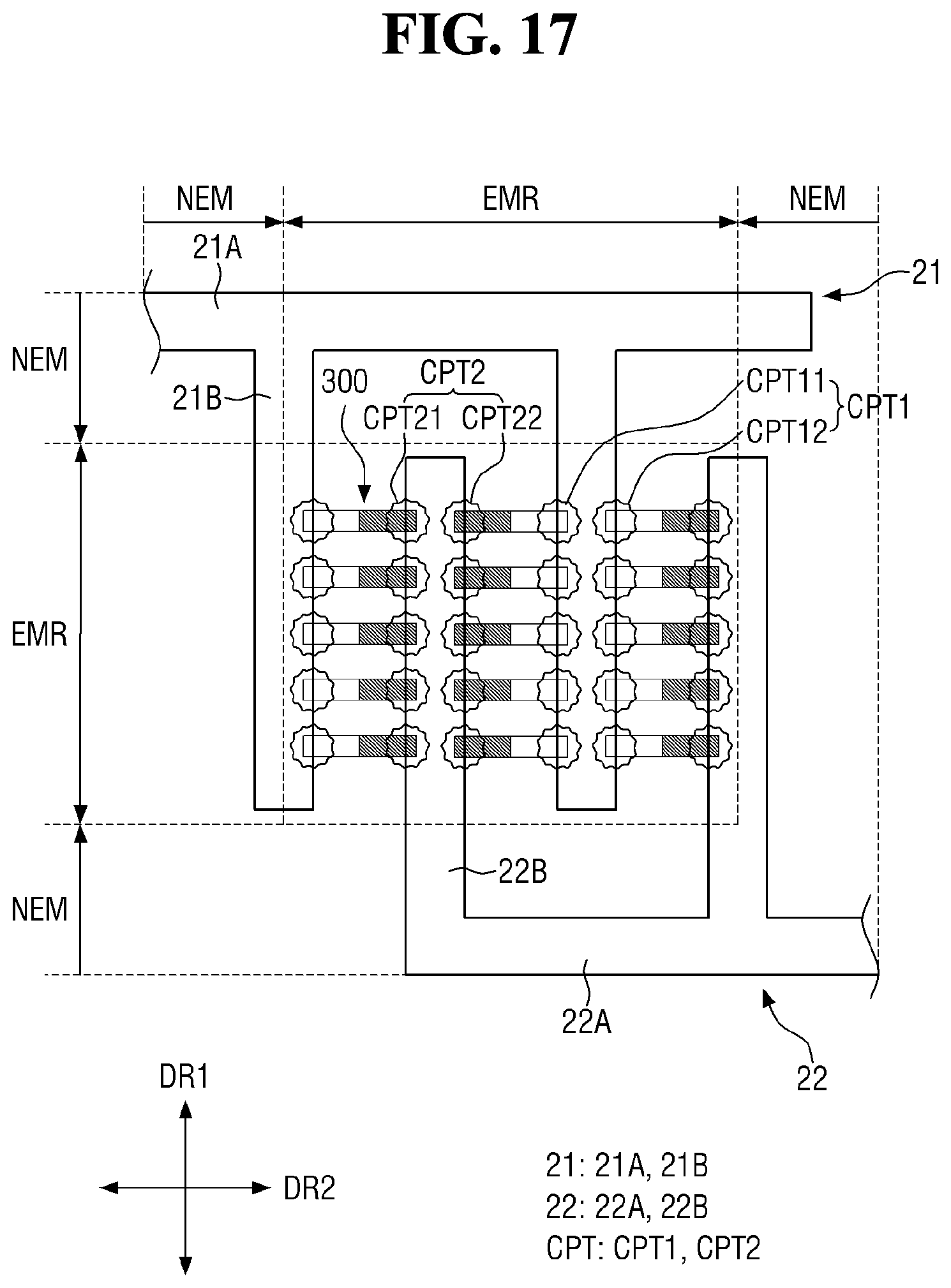 Patent US12155022 Figure 17 – Display device and method for manufacturing display device