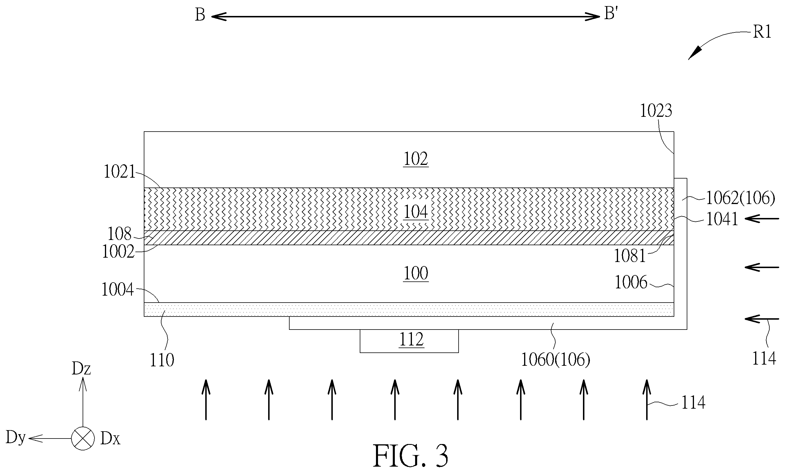 Patent US12155025 Figure 3 – Electronic device