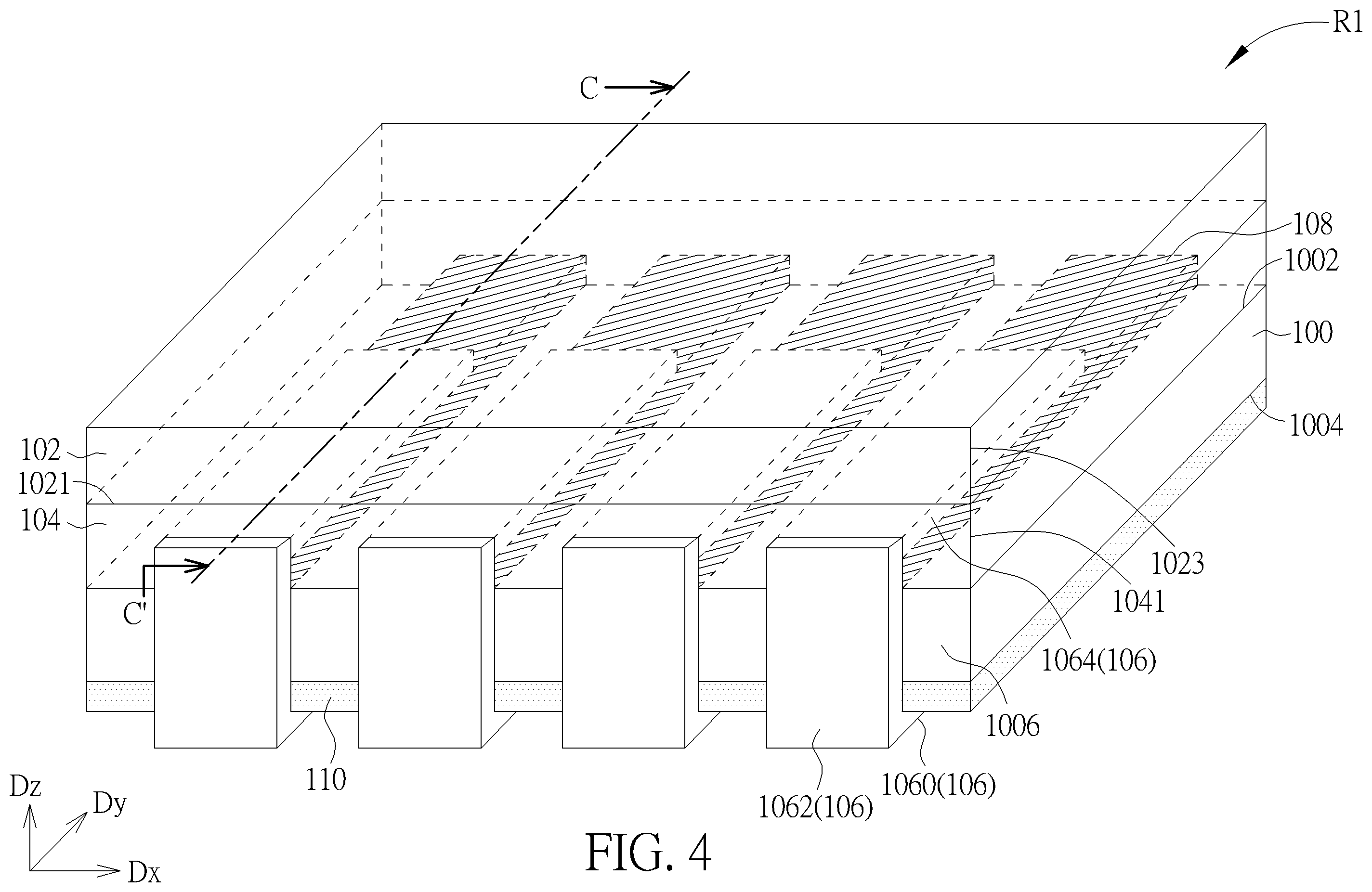 Patent US12155025 Figure 4 – Electronic device