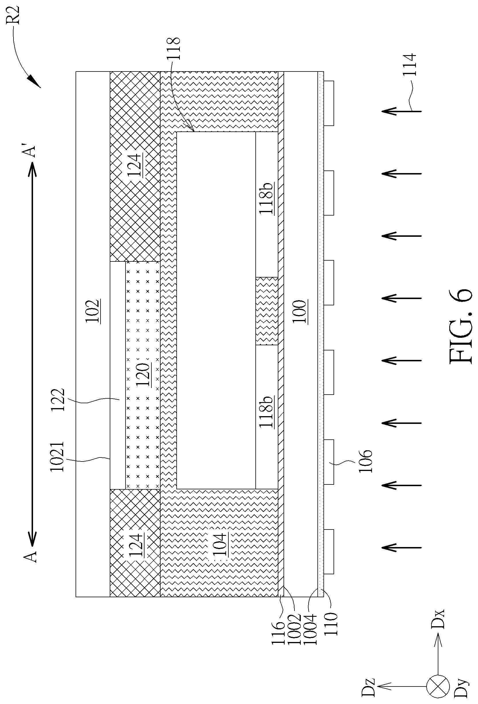 Patent US12155025 Figure 6 – Electronic device