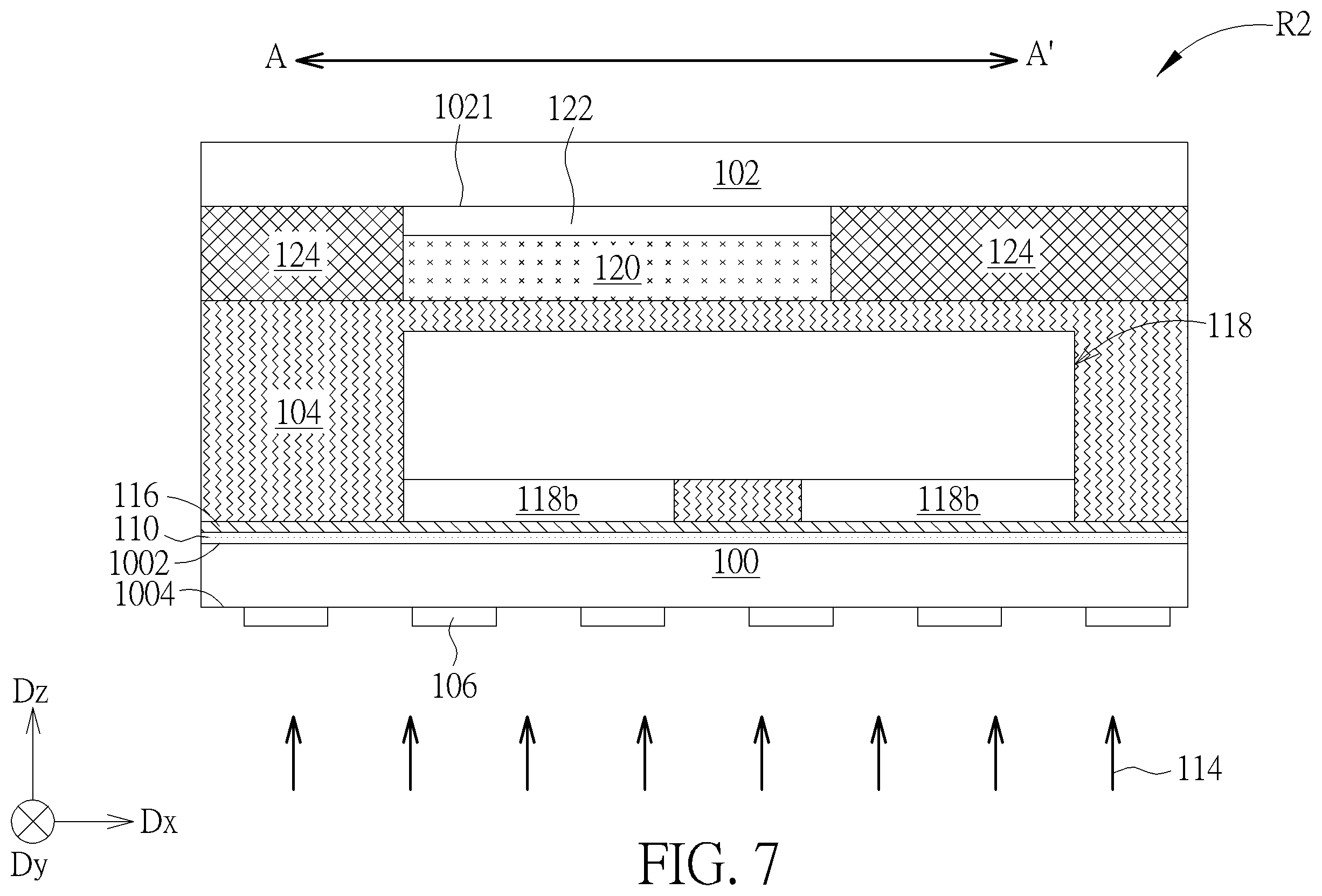 Patent US12155025 Figure 7 – Electronic device