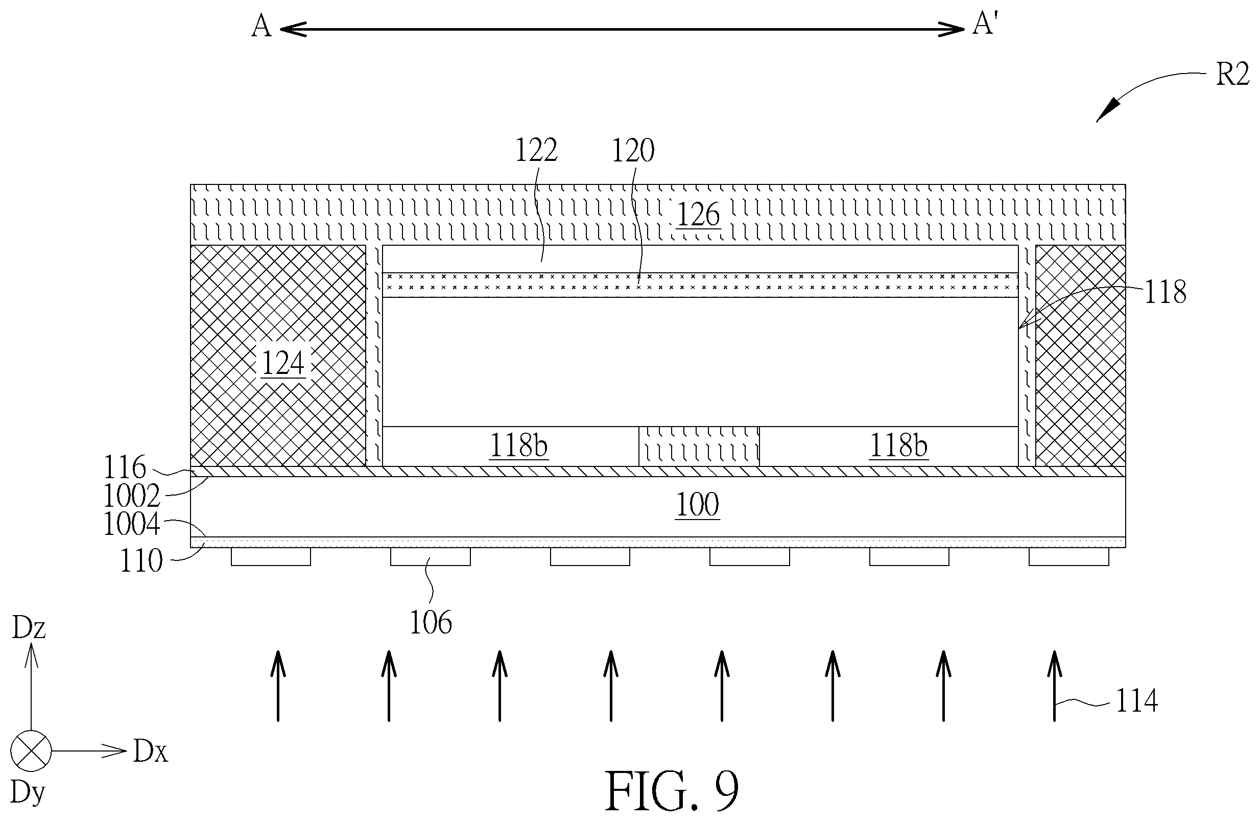 Patent US12155025 Figure 9 – Electronic device