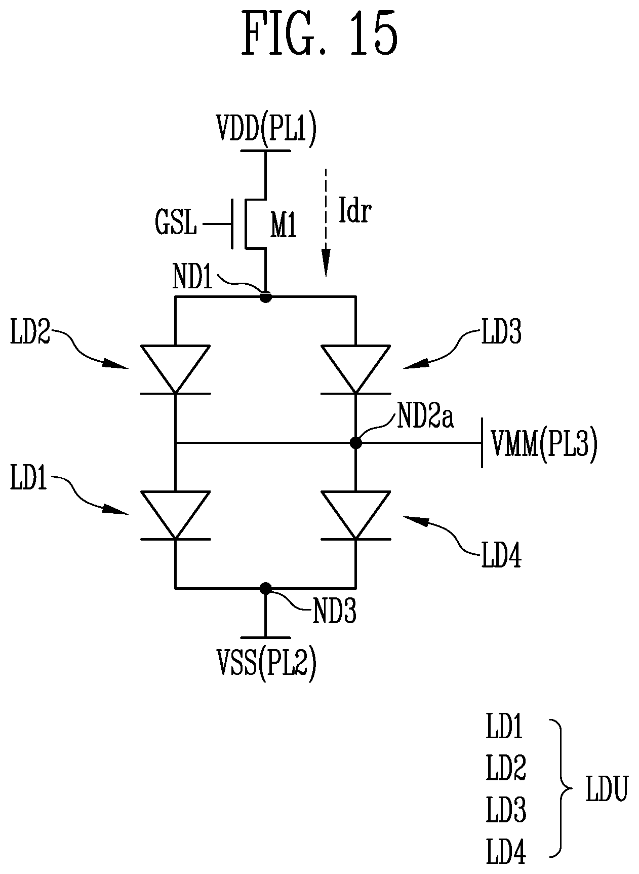 Patent US12155027 Figure 18 – Display device including a pad unit connected to a pixel