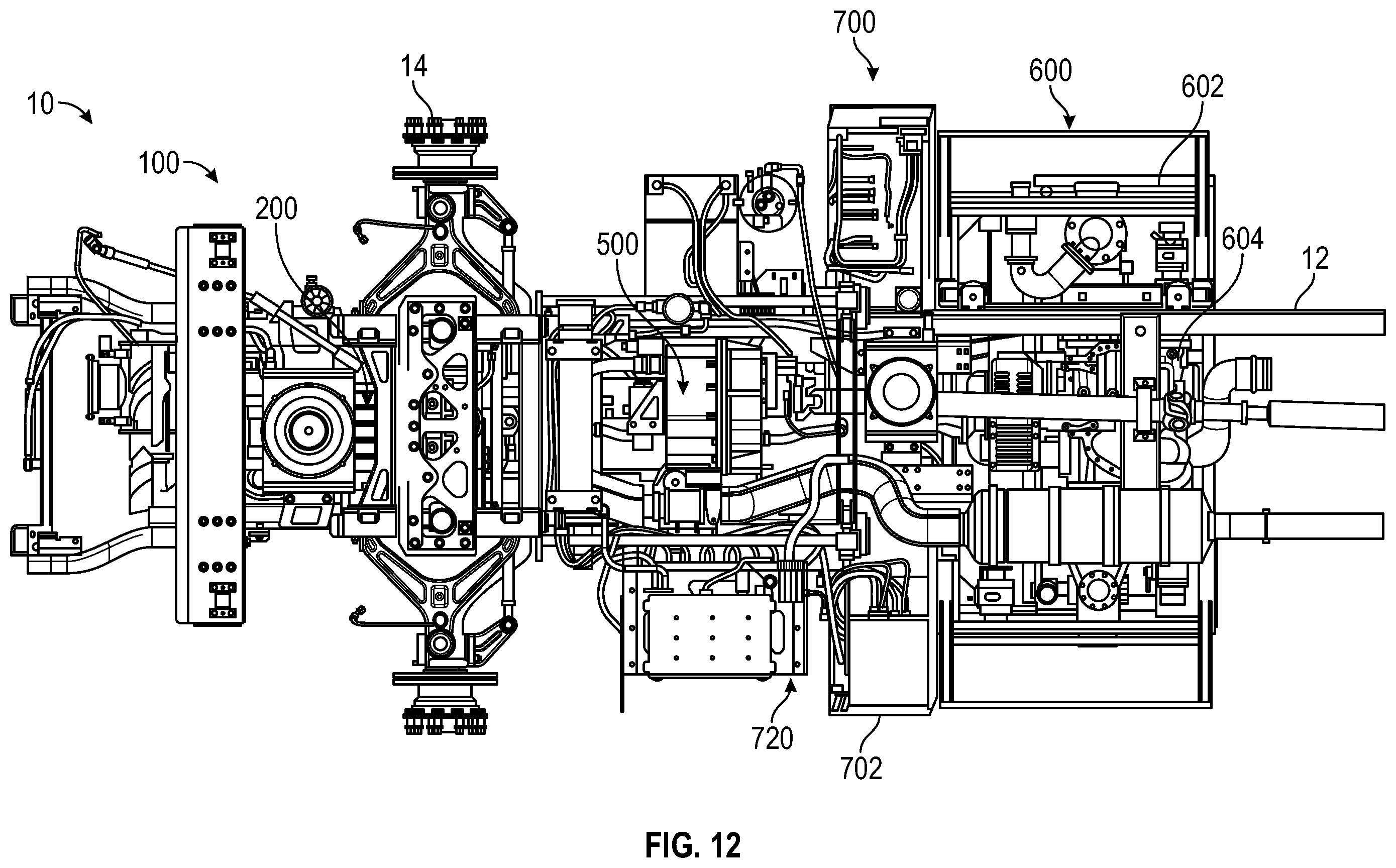 Patent US12155049 Figure 12 – Systems and methods for battery thermal management on a vehicle