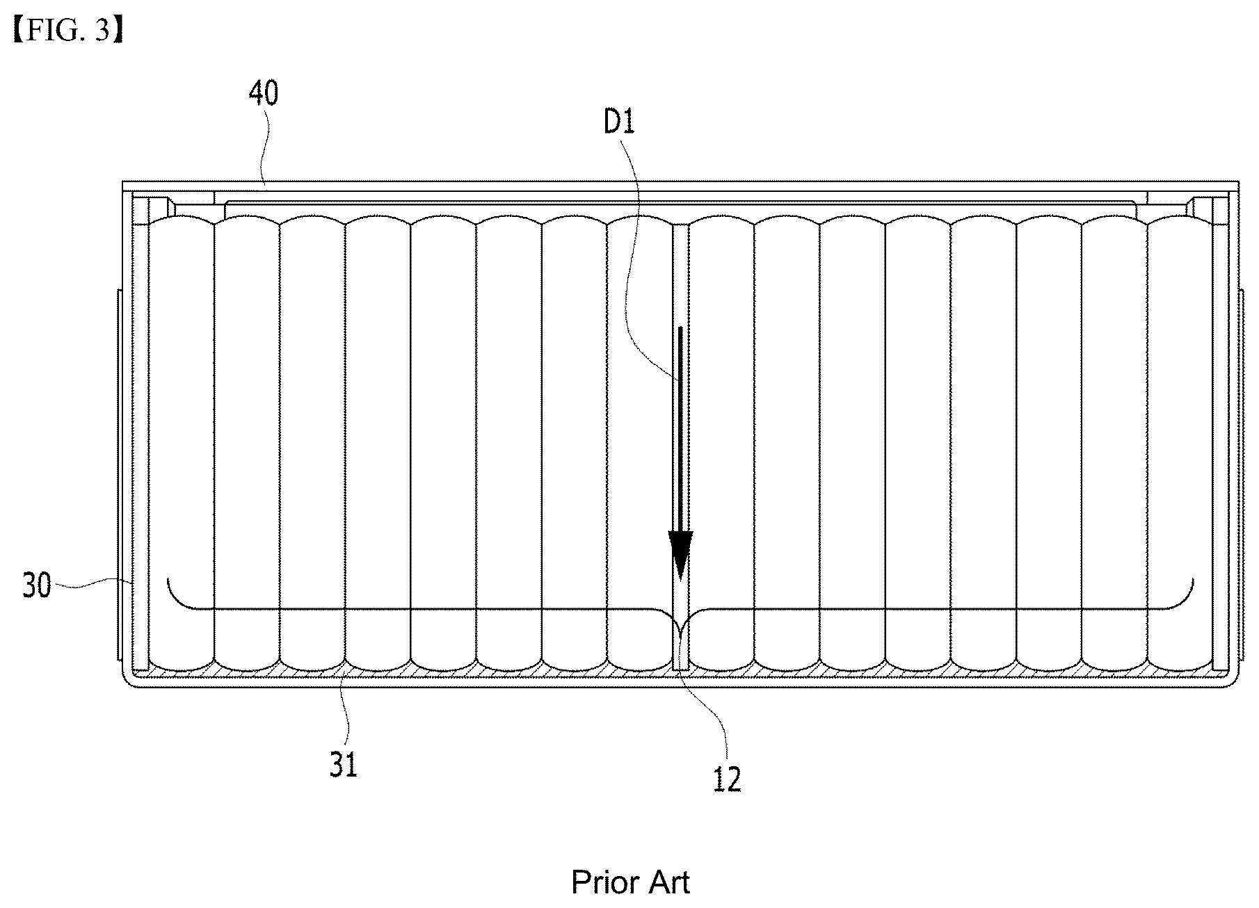 Patent US12155050 Figure 3 – Battery module and battery pack including the same