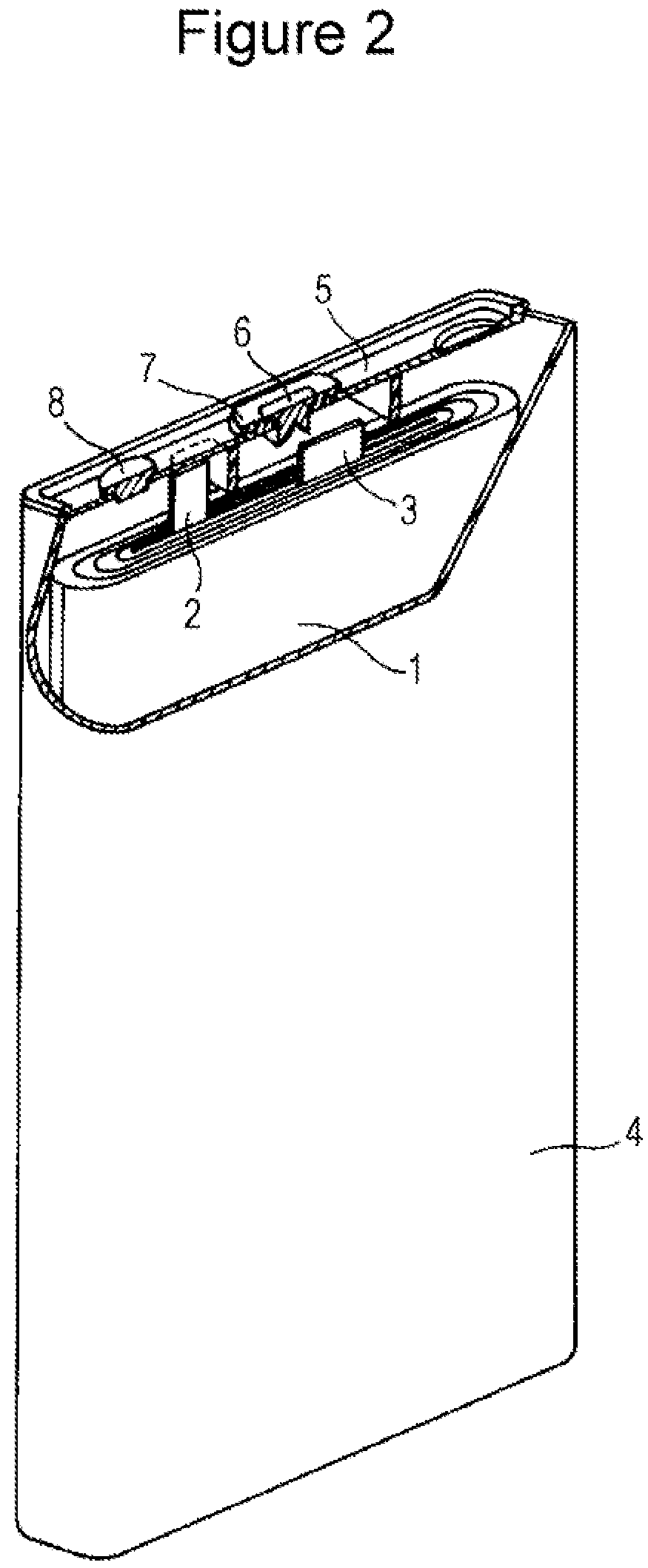 Patent US12155061 Figure 2 – Negative electrode active material for secondary batteries, and secondary battery