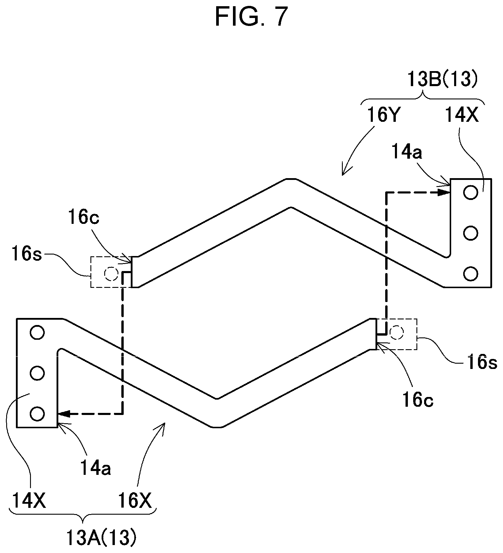 Patent US12155081 Figure 5 – Power supply device, electric vehicle and power storage device provided with said power supply device, and fastening member for power supply device
