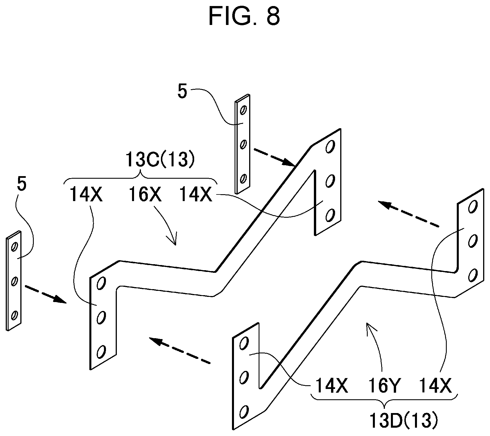 Patent US12155081 Figure 6 – Power supply device, electric vehicle and power storage device provided with said power supply device, and fastening member for power supply device