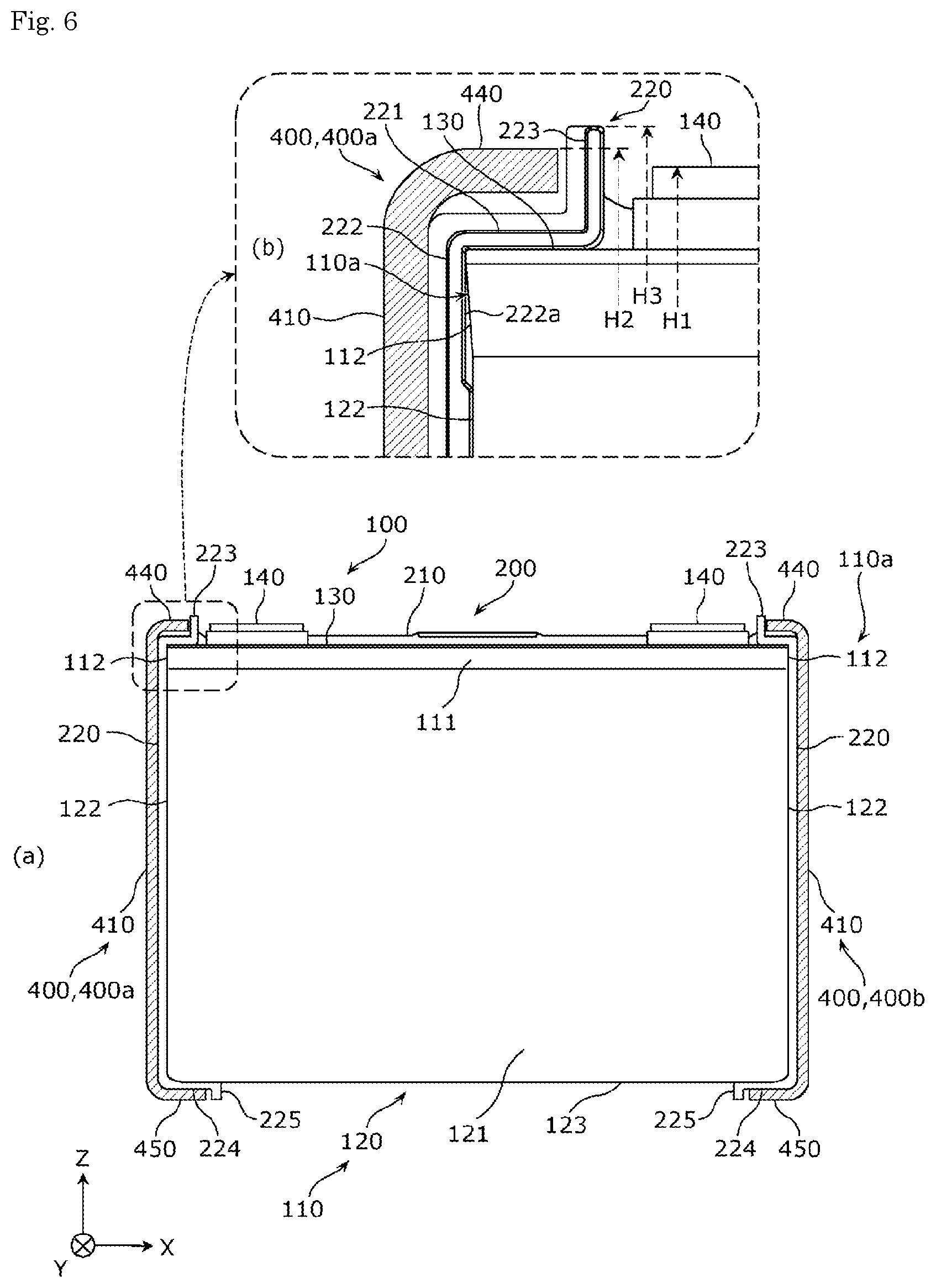 Patent US12155082 Figure 6 – Energy storage apparatus