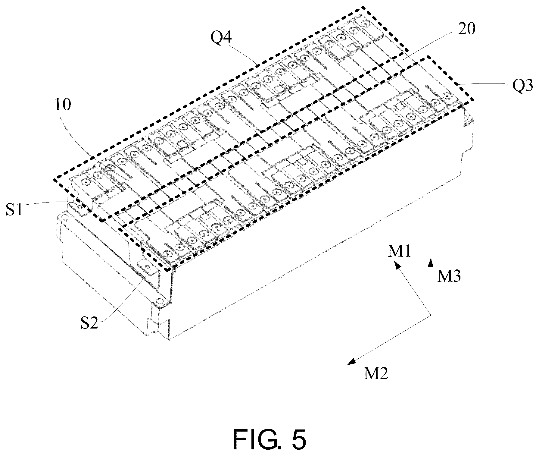 Patent US12155083 Figure 4 – Battery module