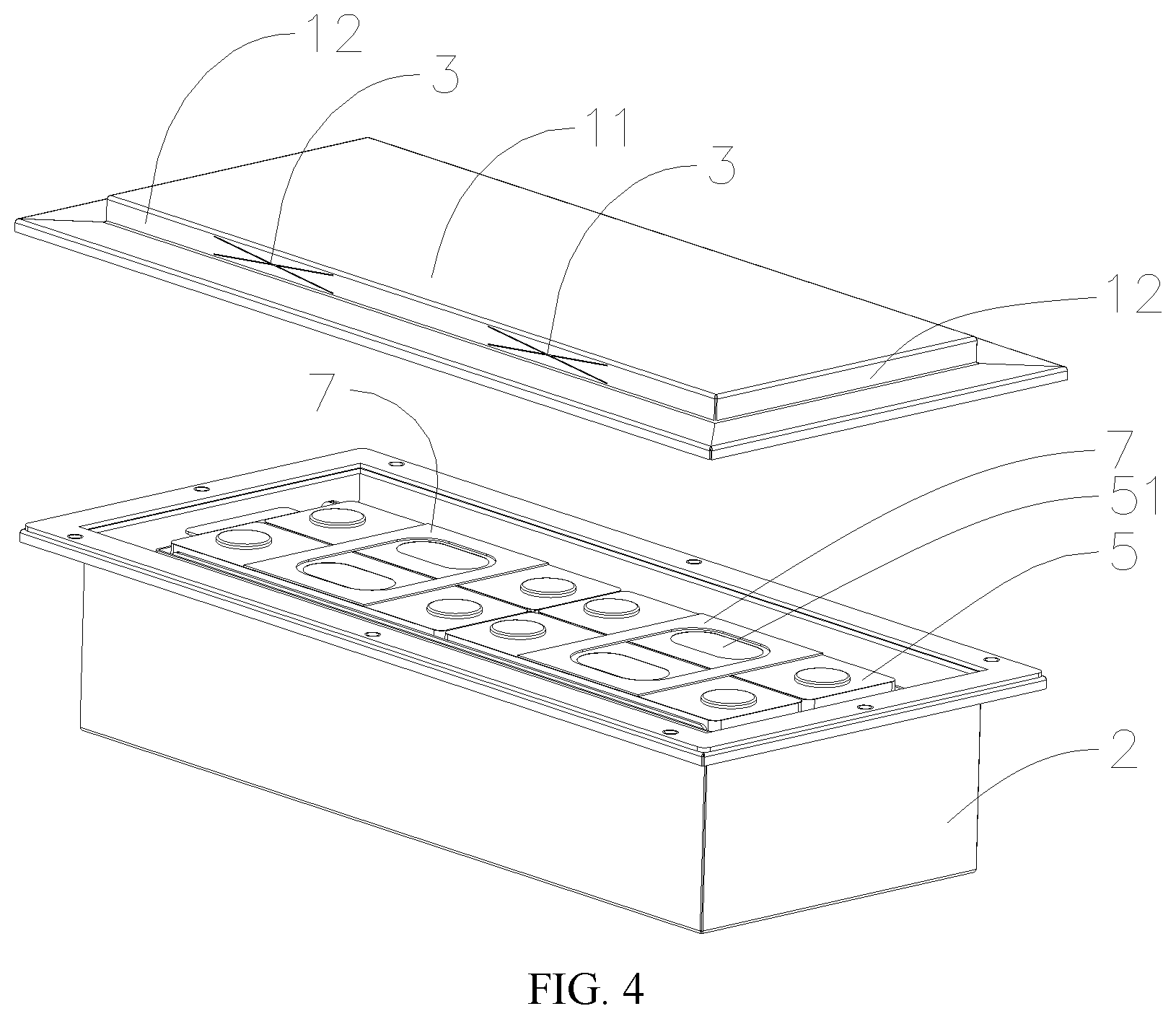 Patent US12155085 Figure 4 – Battery pack