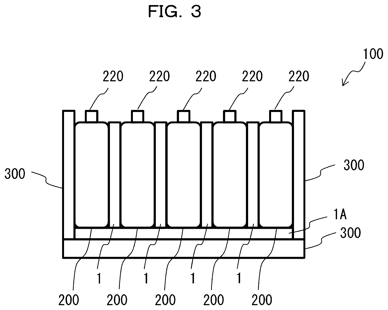 Patent US12155090 Figure 6 – Partition member and battery pack