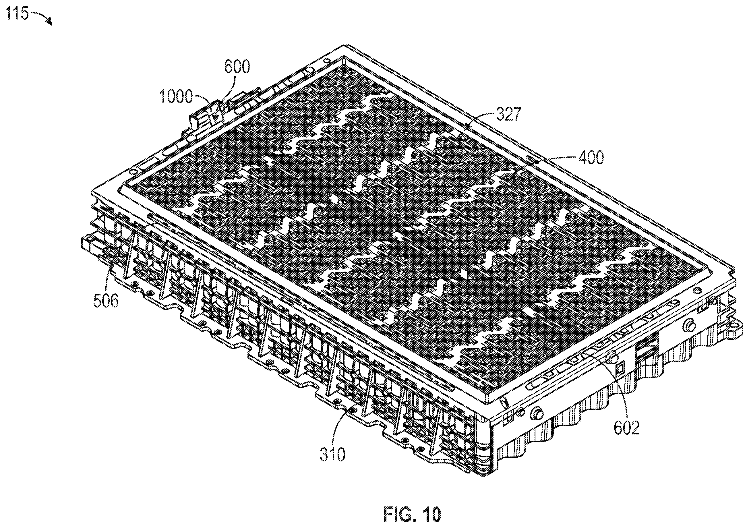 Patent US12155092 Figure 12 – Potting dam