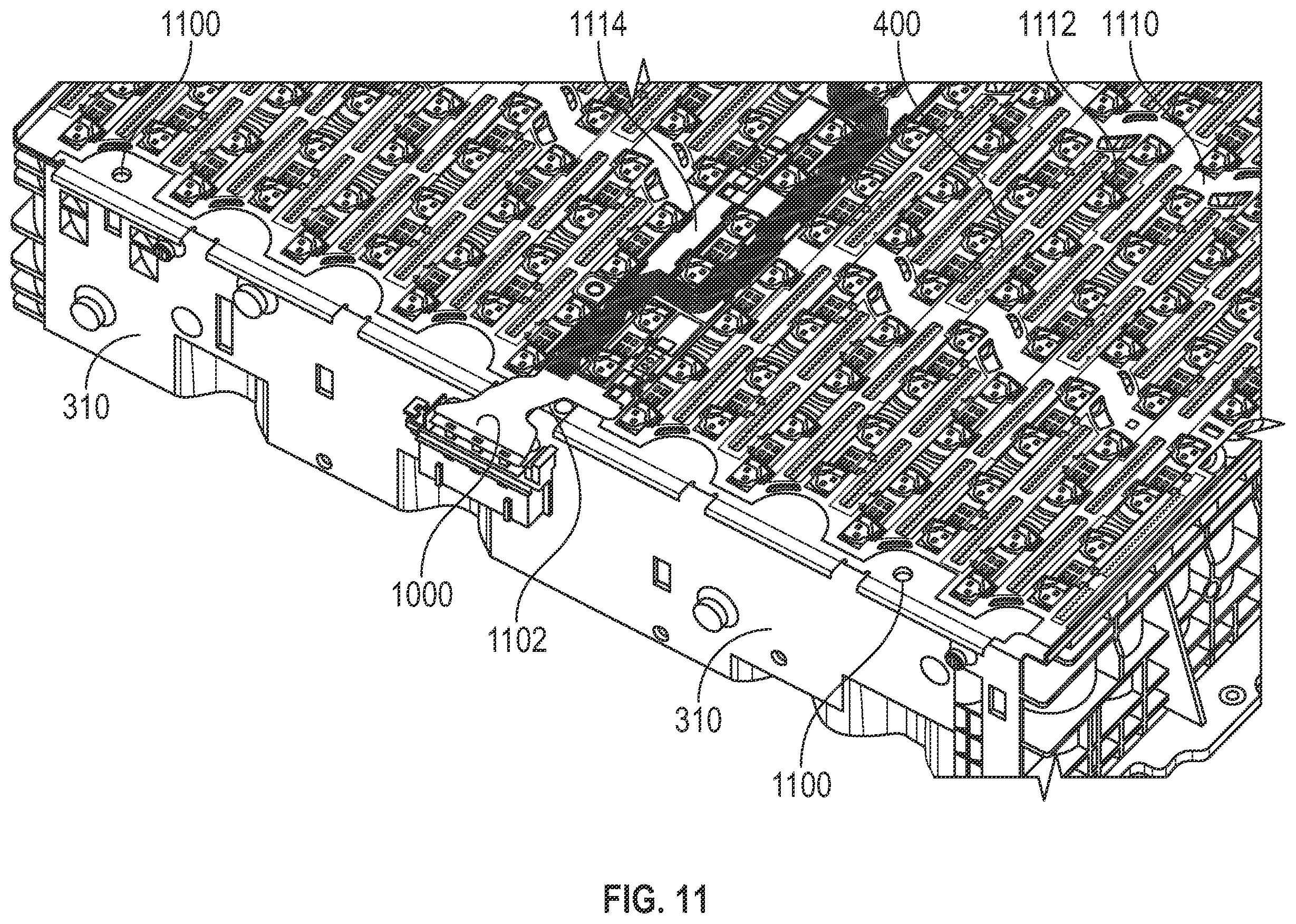Patent US12155092 Figure 13 – Potting dam