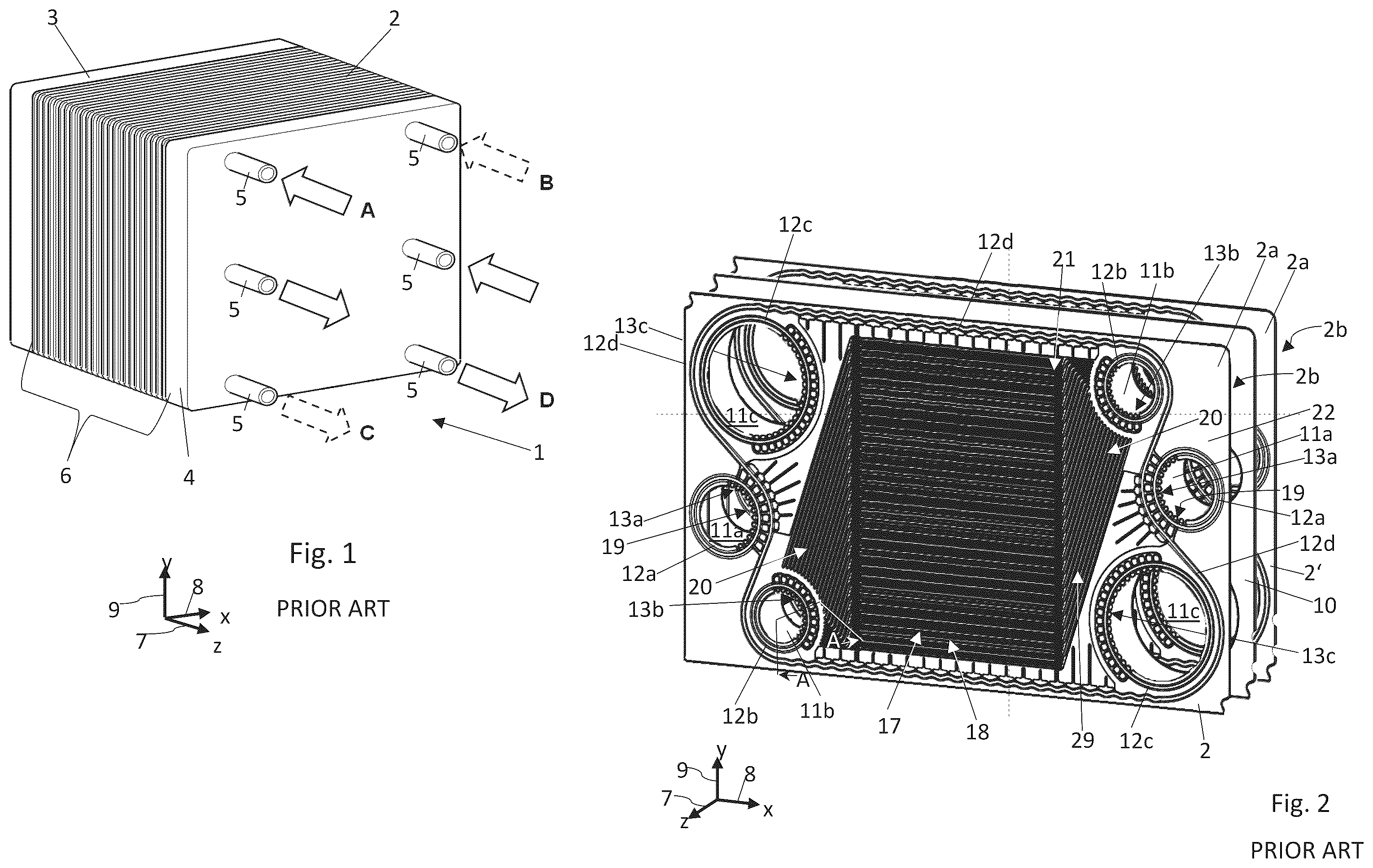 Patent US12155095 Figure 1 – Terminal bipolar plate for an electrochemical system, plate assembly, and electrochemical system