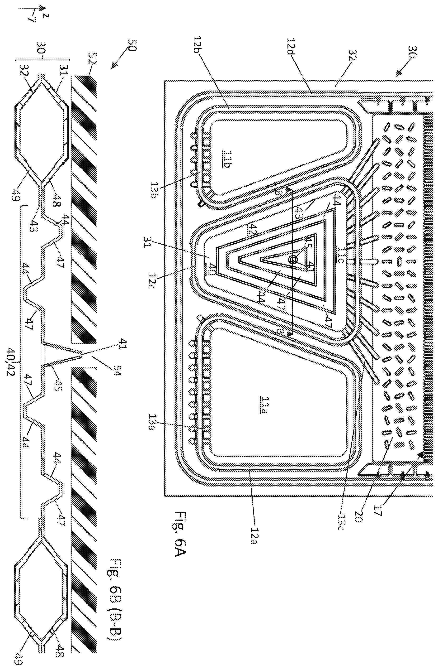 Patent US12155095 Figure 4 – Terminal bipolar plate for an electrochemical system, plate assembly, and electrochemical system
