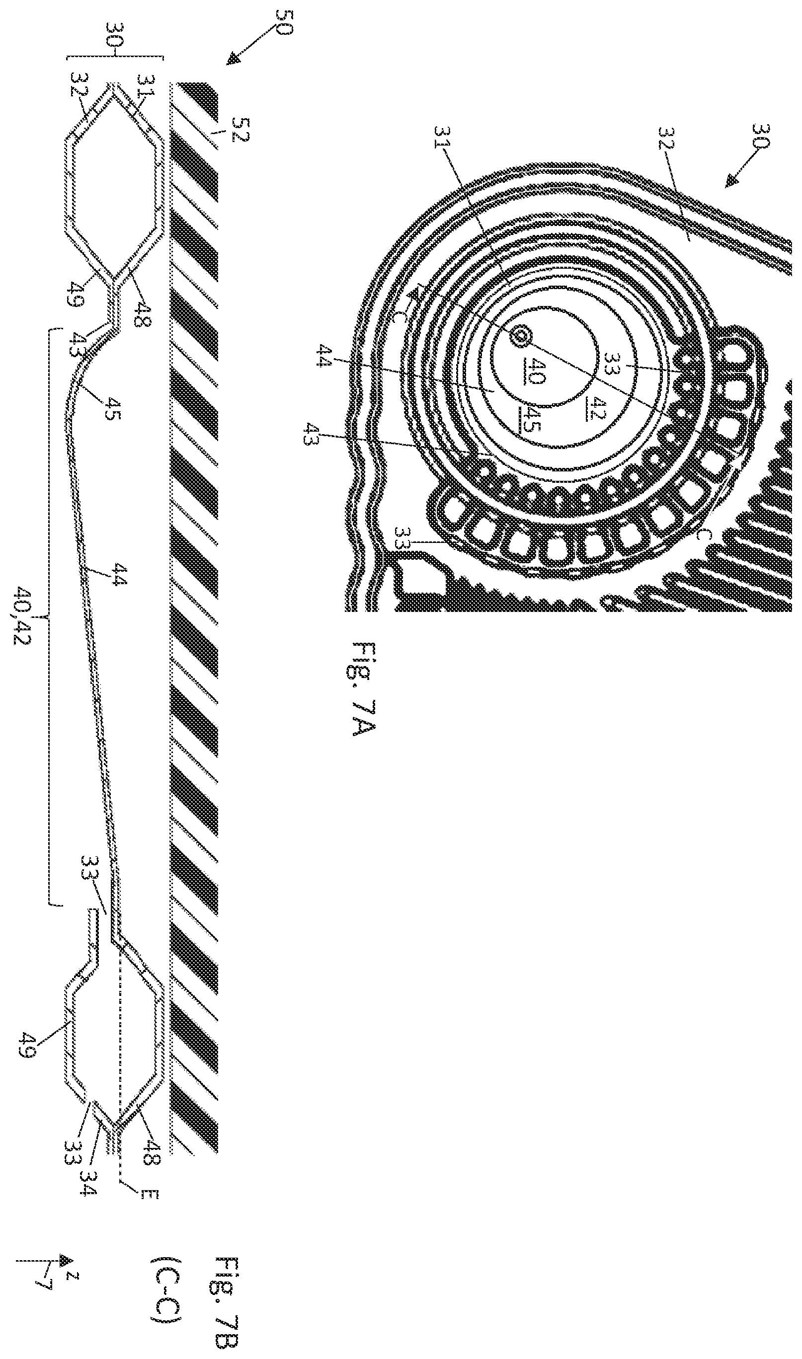 Patent US12155095 Figure 5 – Terminal bipolar plate for an electrochemical system, plate assembly, and electrochemical system