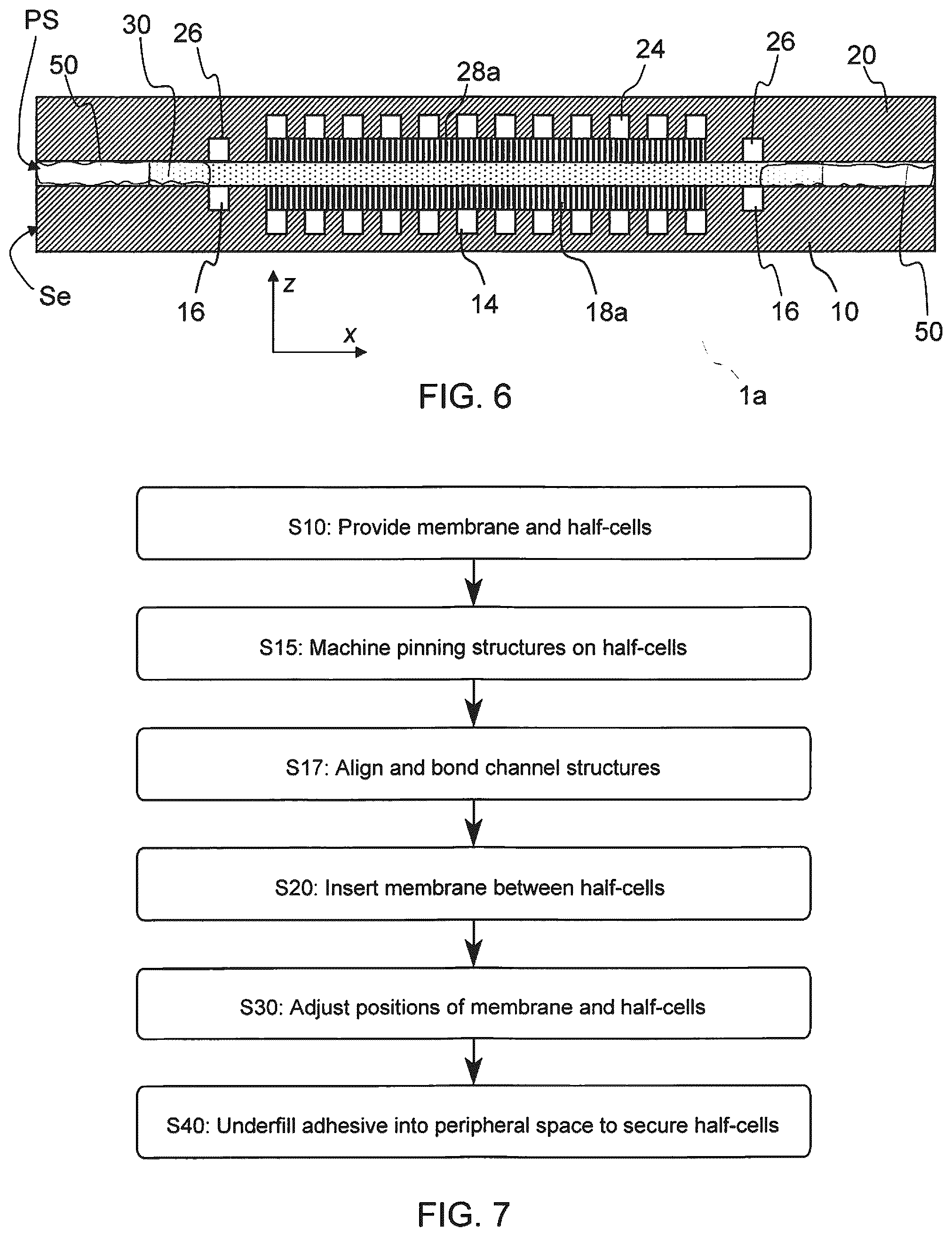 Patent US12155104 Figure 3 – Self-maintained flow cell device