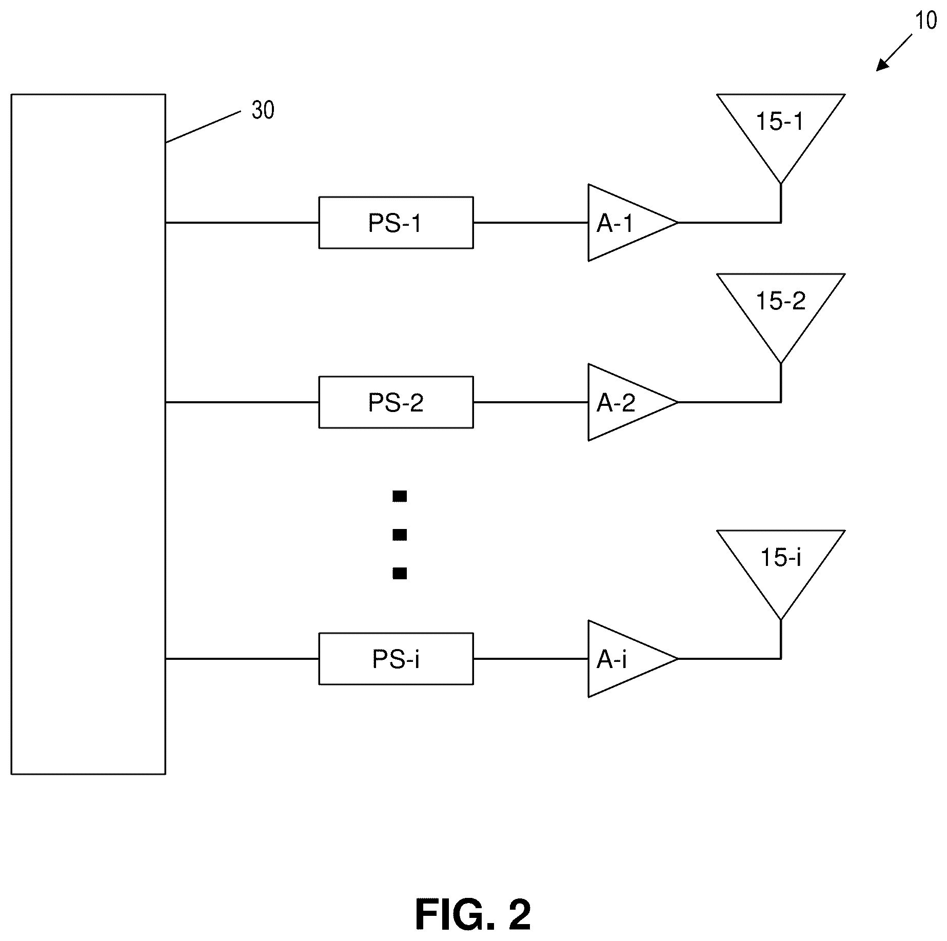 Patent US12155105 Figure 2 – TSV phase shifter