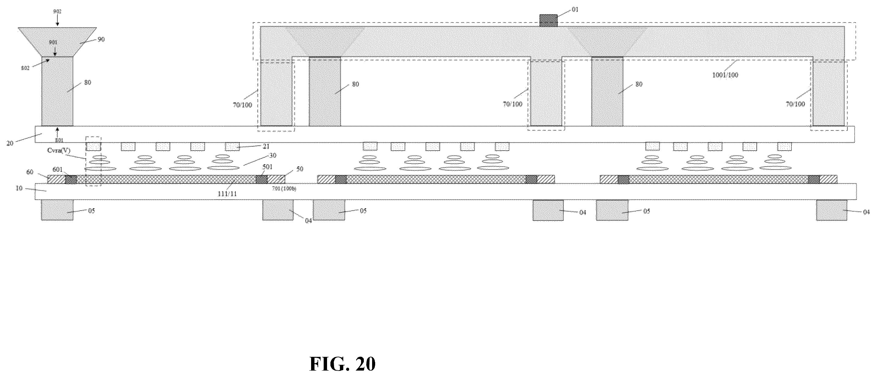 Patent US12155106 Figure 13 – Phase shifter and antenna