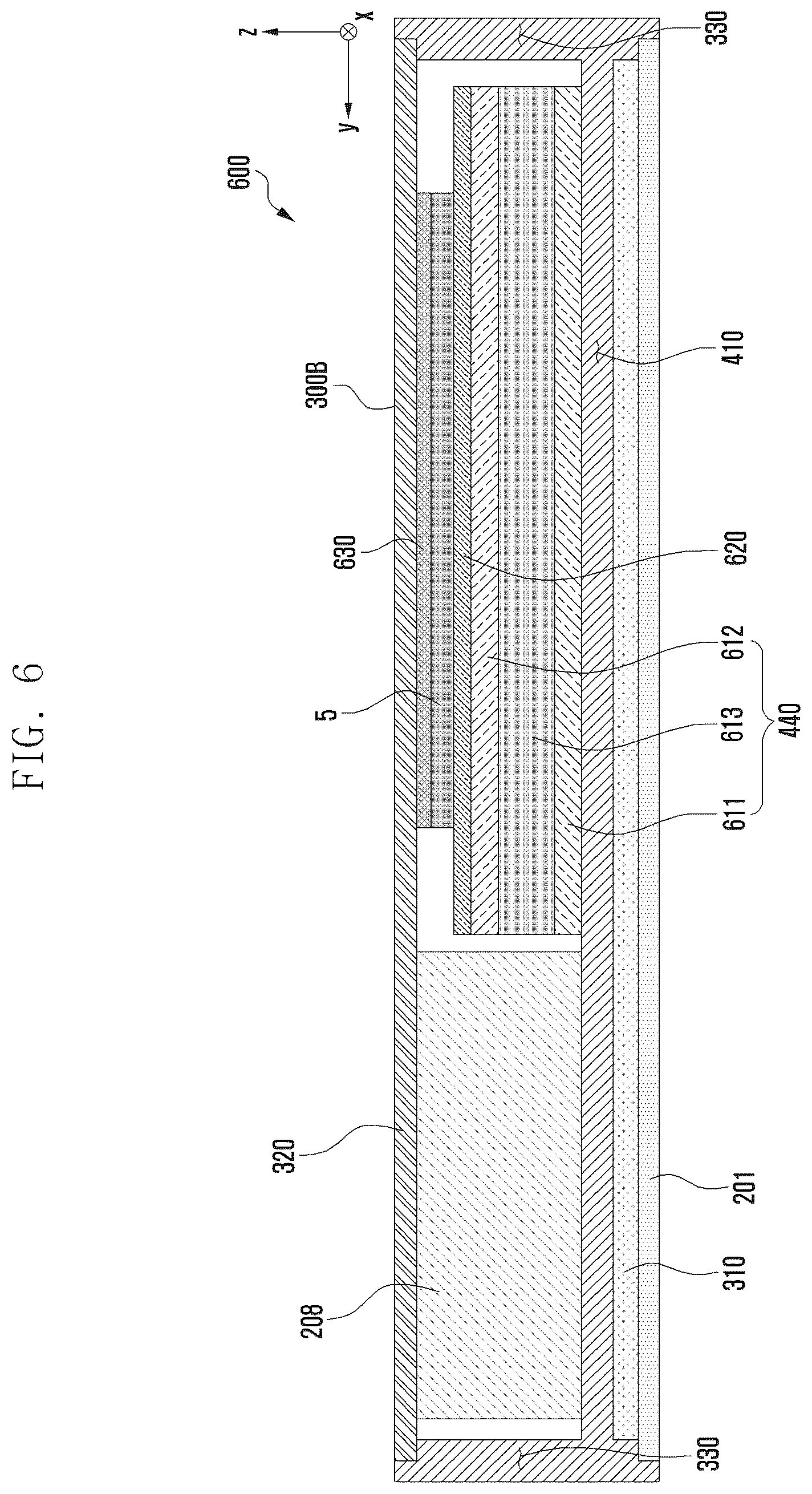Patent US12155114 Figure 6 – Electronic device including antenna