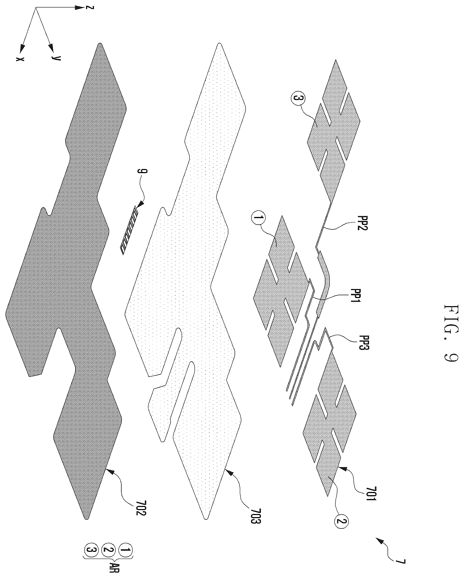 Patent US12155114 Figure 9 – Electronic device including antenna