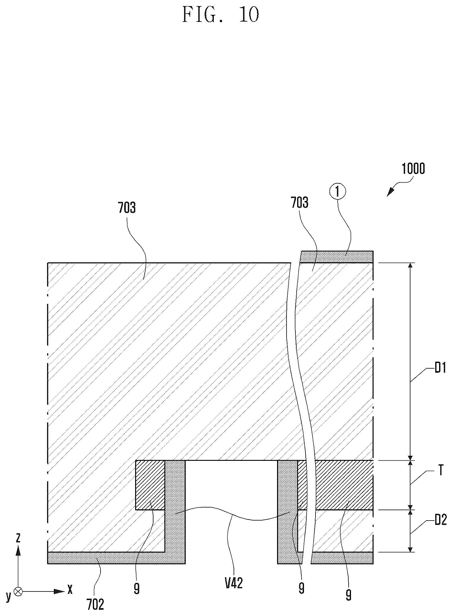Patent US12155114 Figure 10 – Electronic device including antenna