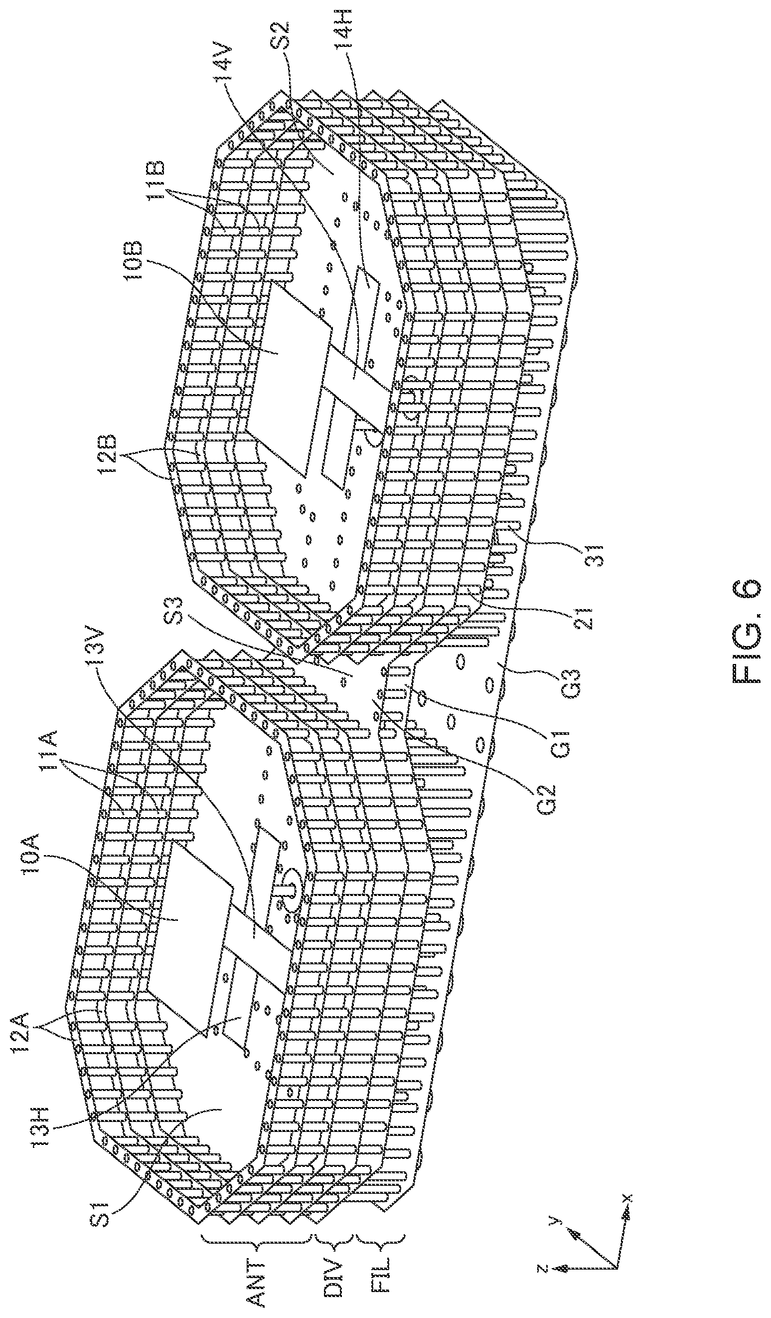 Patent US12155117 Figure 6 – Antenna device