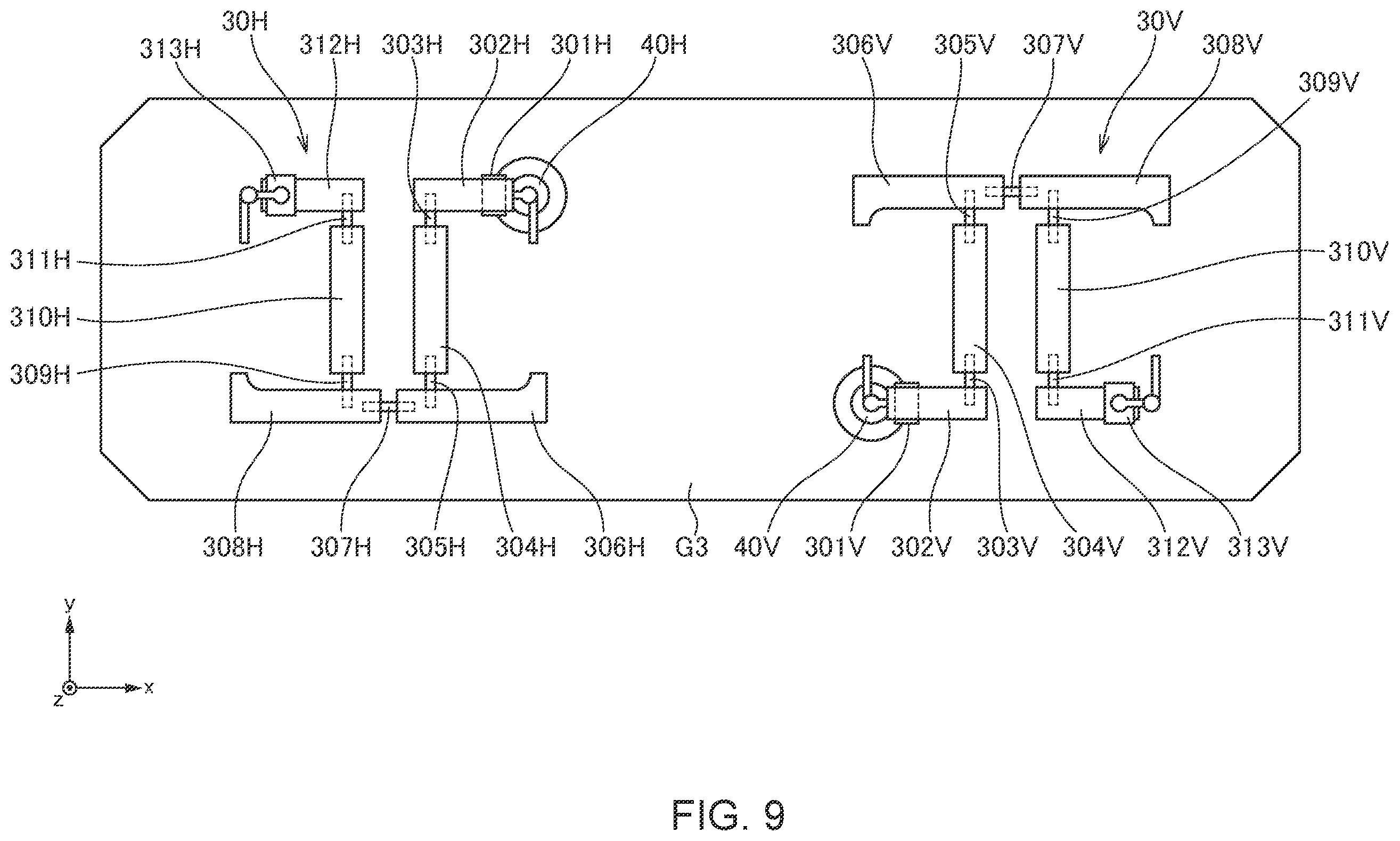 Patent US12155117 Figure 9 – Antenna device