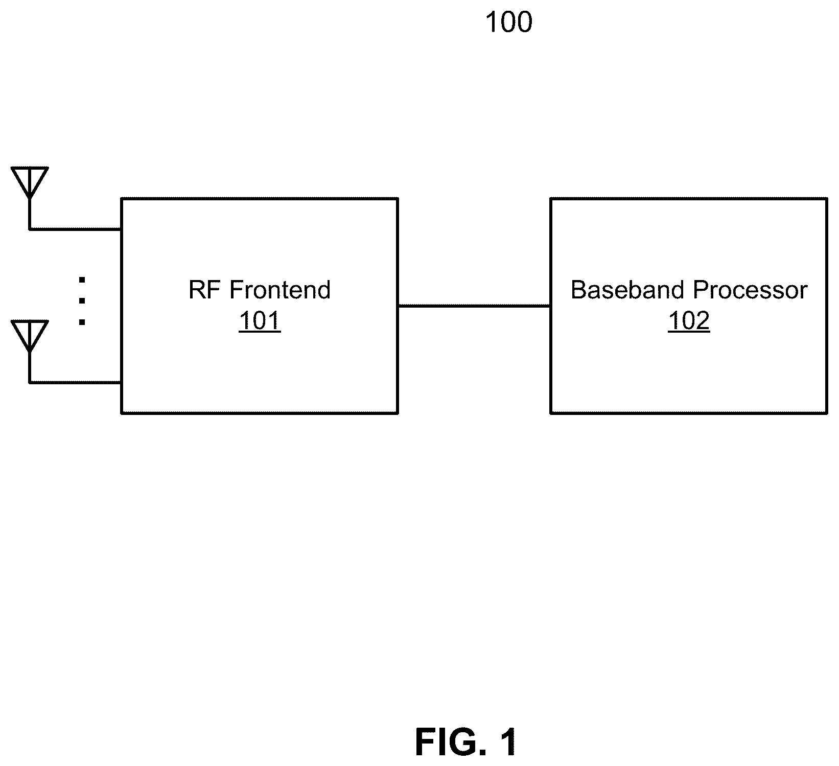 Patent US12155121 Figure 1 – Ultra wideband isolation for coupling reduction in an antenna array