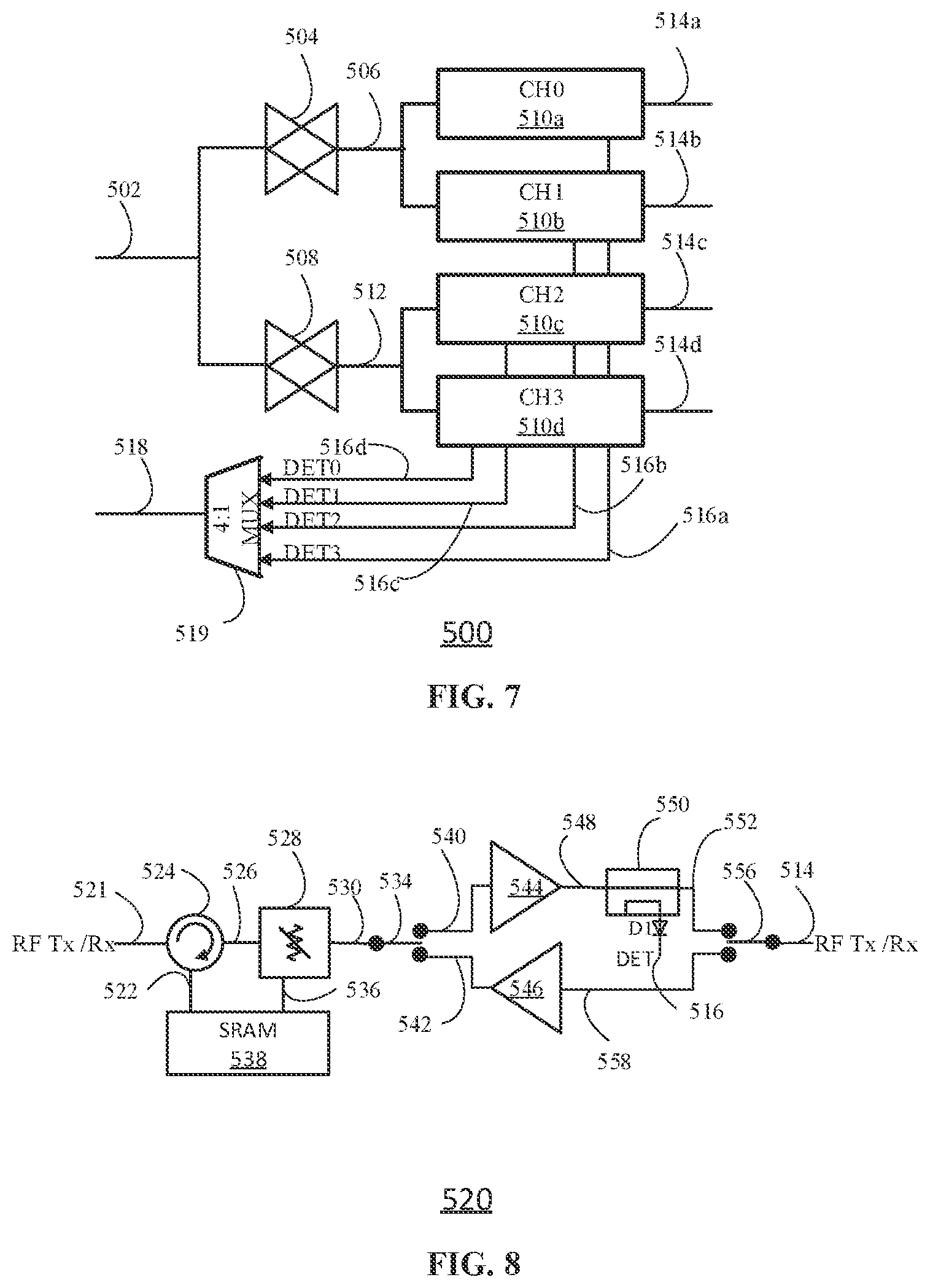 Patent US12155127 Figure 7 – MIMO antenna system and method