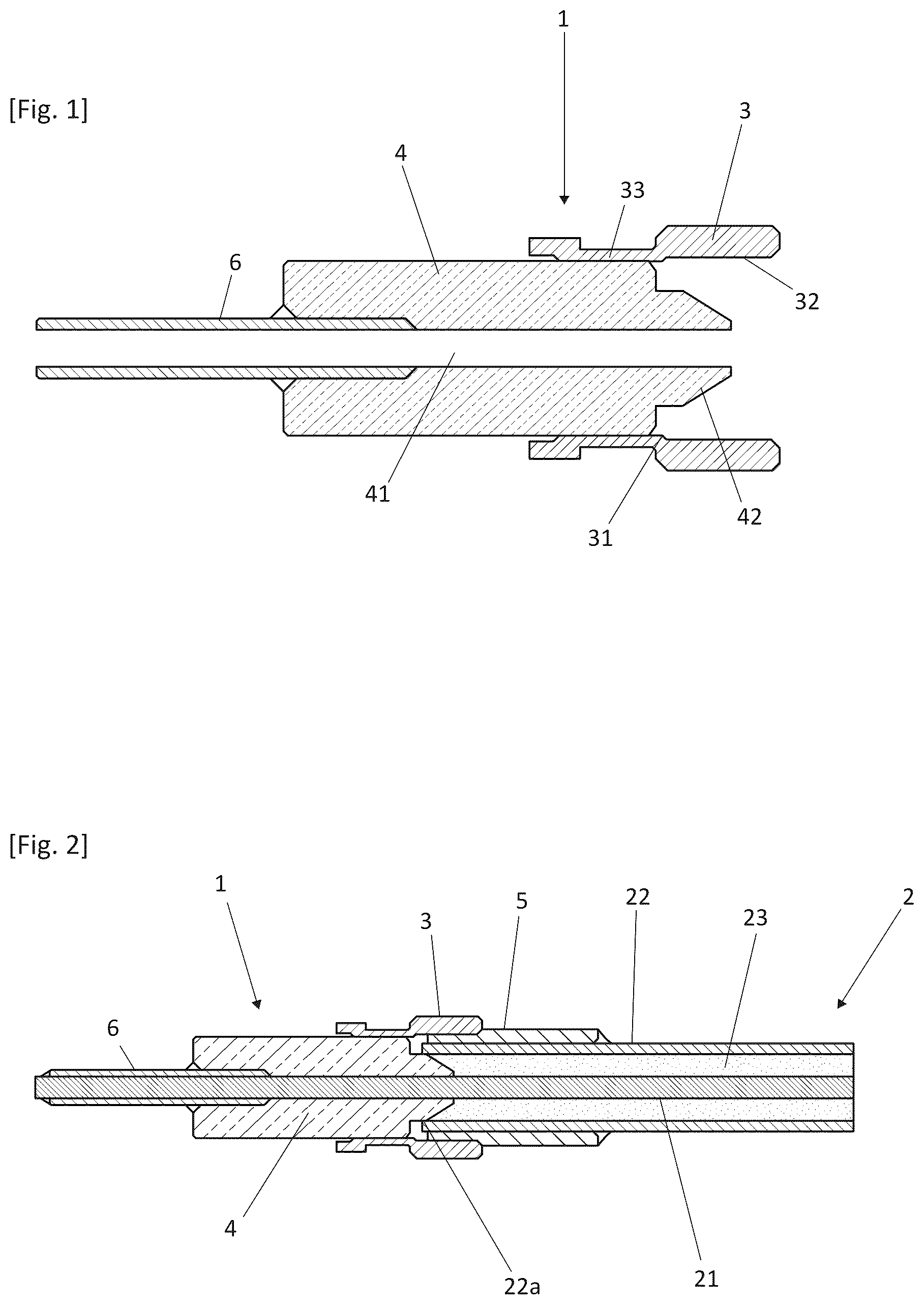 Patent US12155136 Figure 1 – Terminal device for a shielded cable with mineral insulation