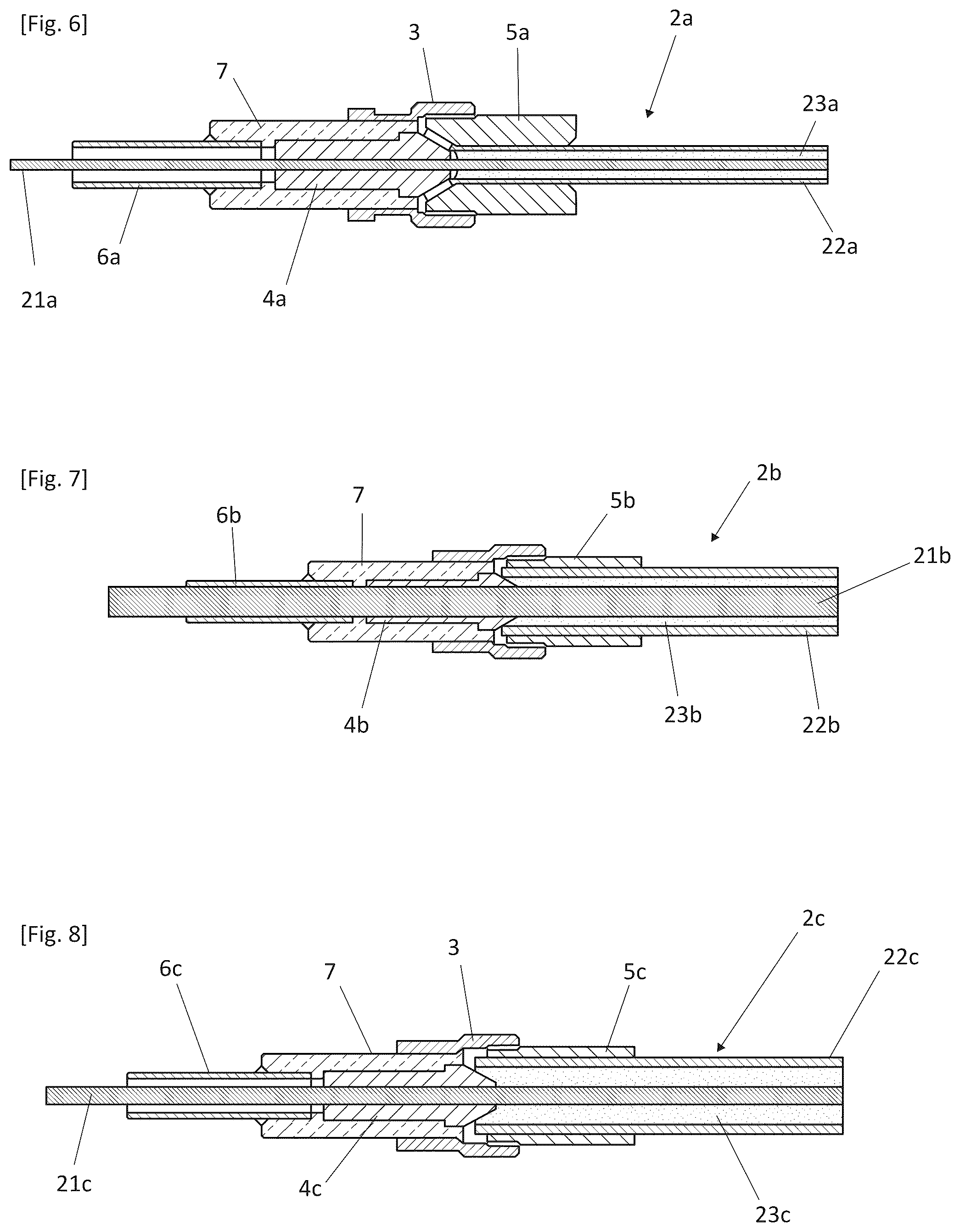 Patent US12155136 Figure 3 – Terminal device for a shielded cable with mineral insulation