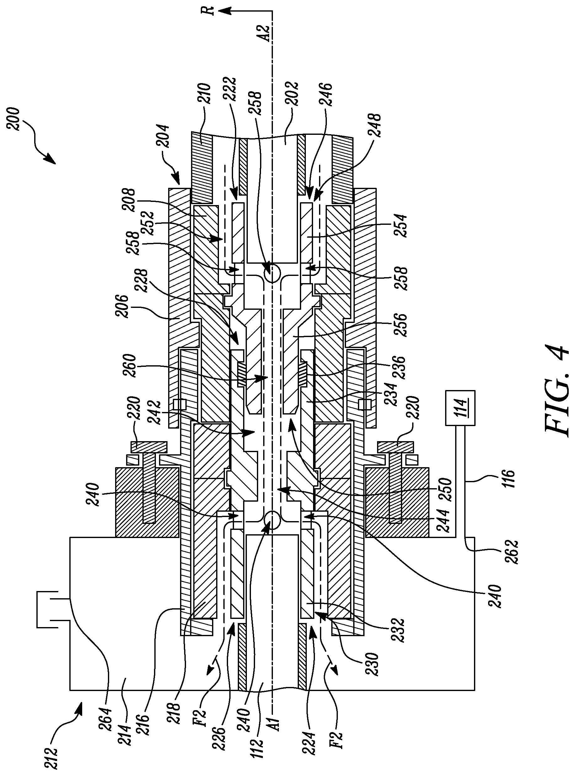 Patent US12155141 Figure 5 – Connector assembly having a cable connected charging pin and socket in fluid communication with one another