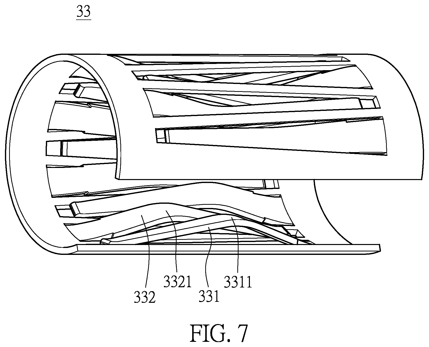 Patent US12155143 Figure 7 – Current transmission assembly and current transmission system