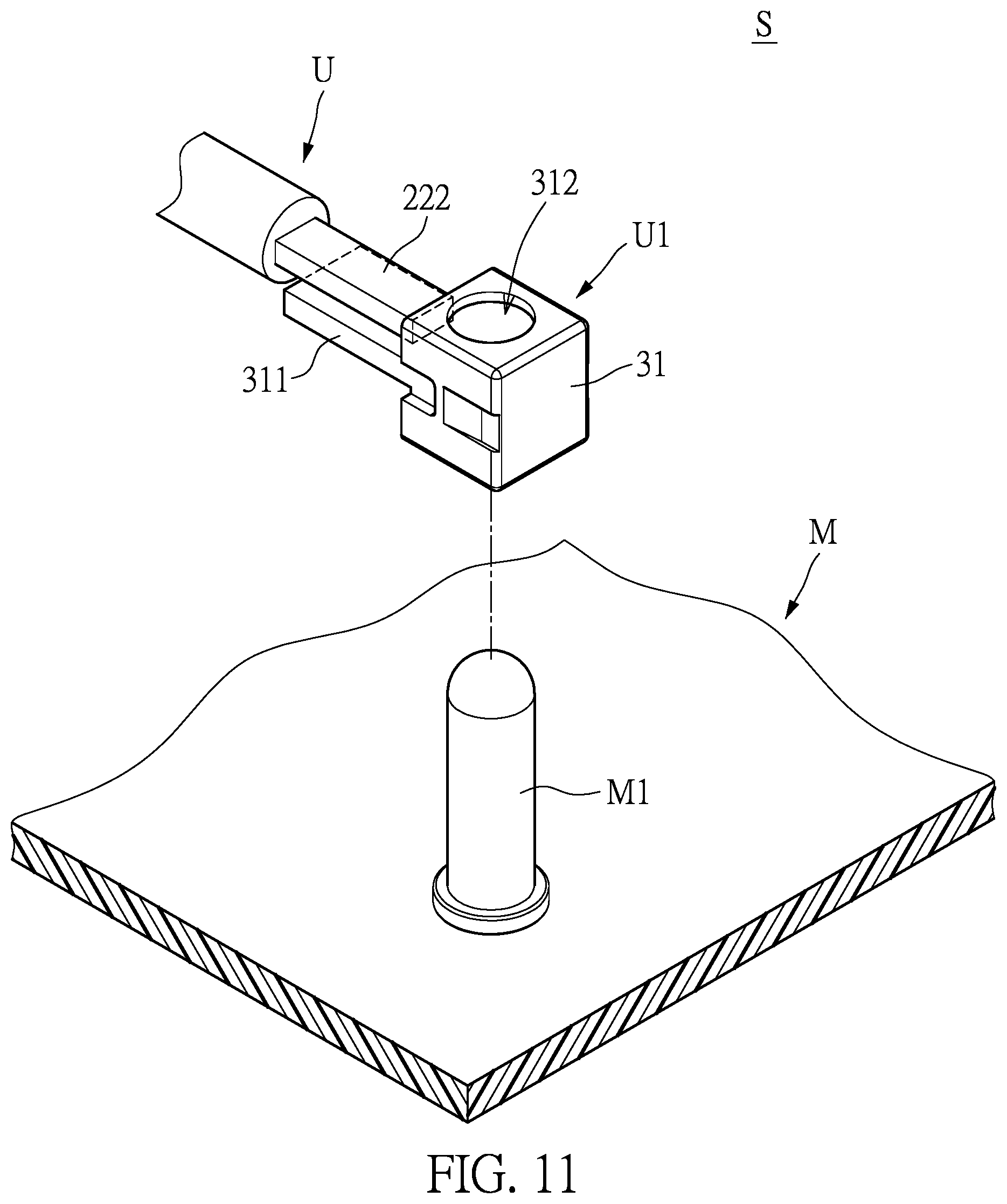 Patent US12155143 Figure 10 – Current transmission assembly and current transmission system