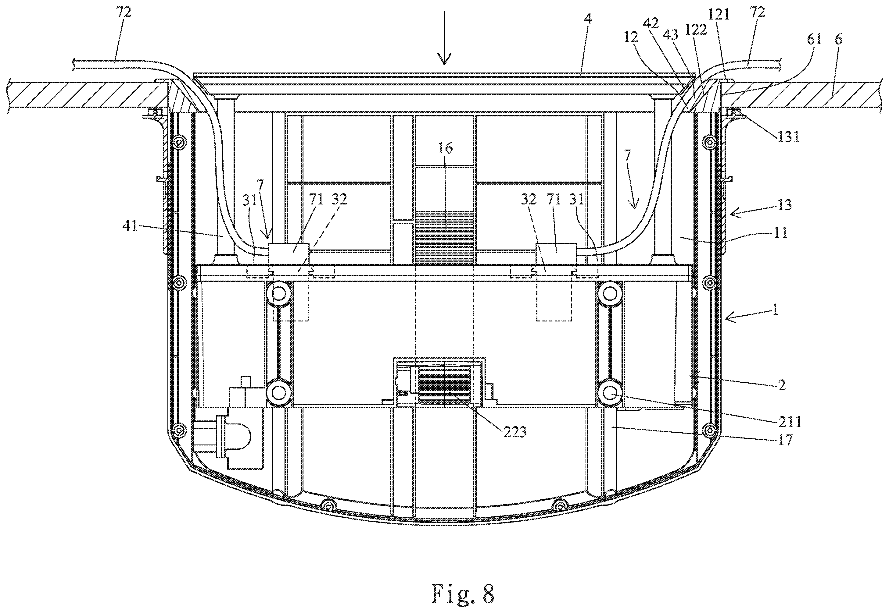 Patent US12155146 Figure 8 – Lifting socket
