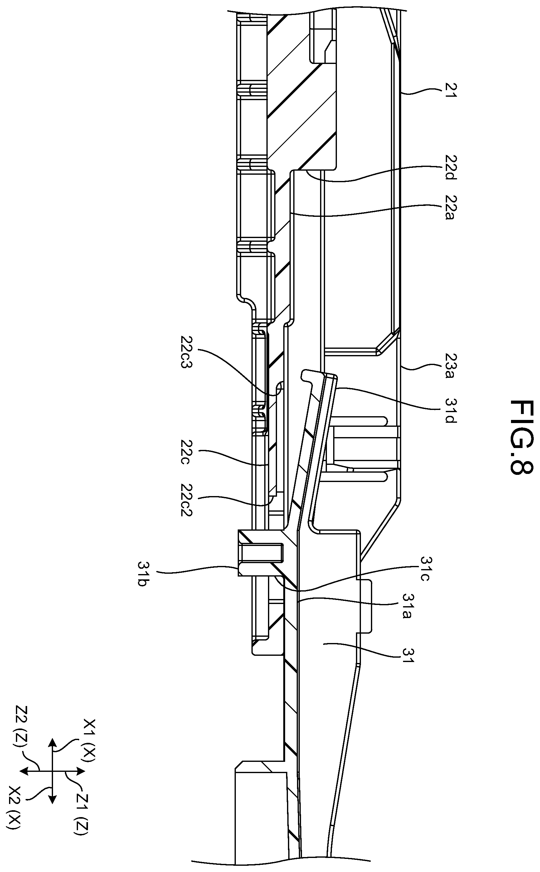 Patent US12155148 Figure 8 – Structure