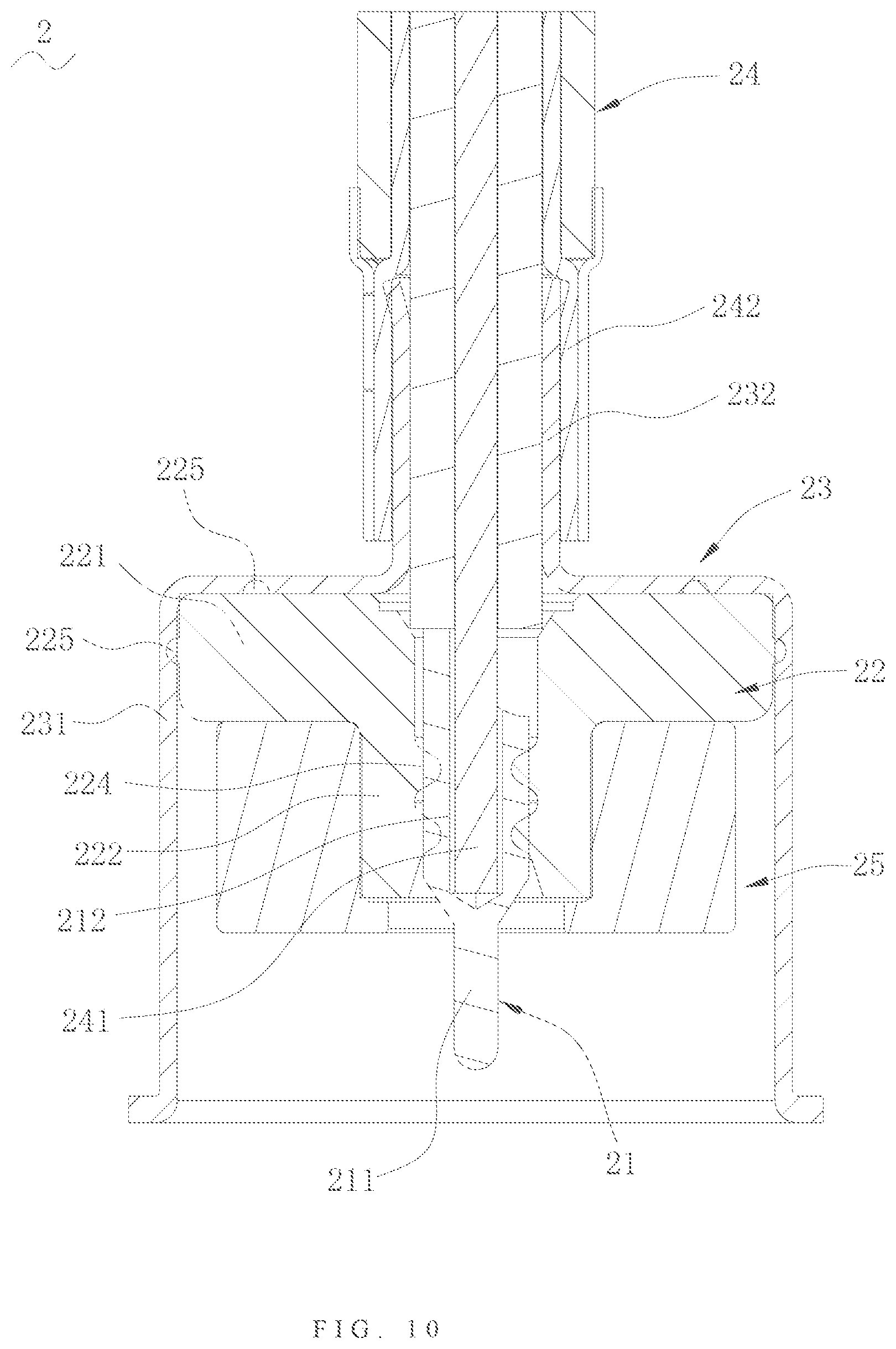 Patent US12155154 Figure 9 – Floating connector and assembly thereof