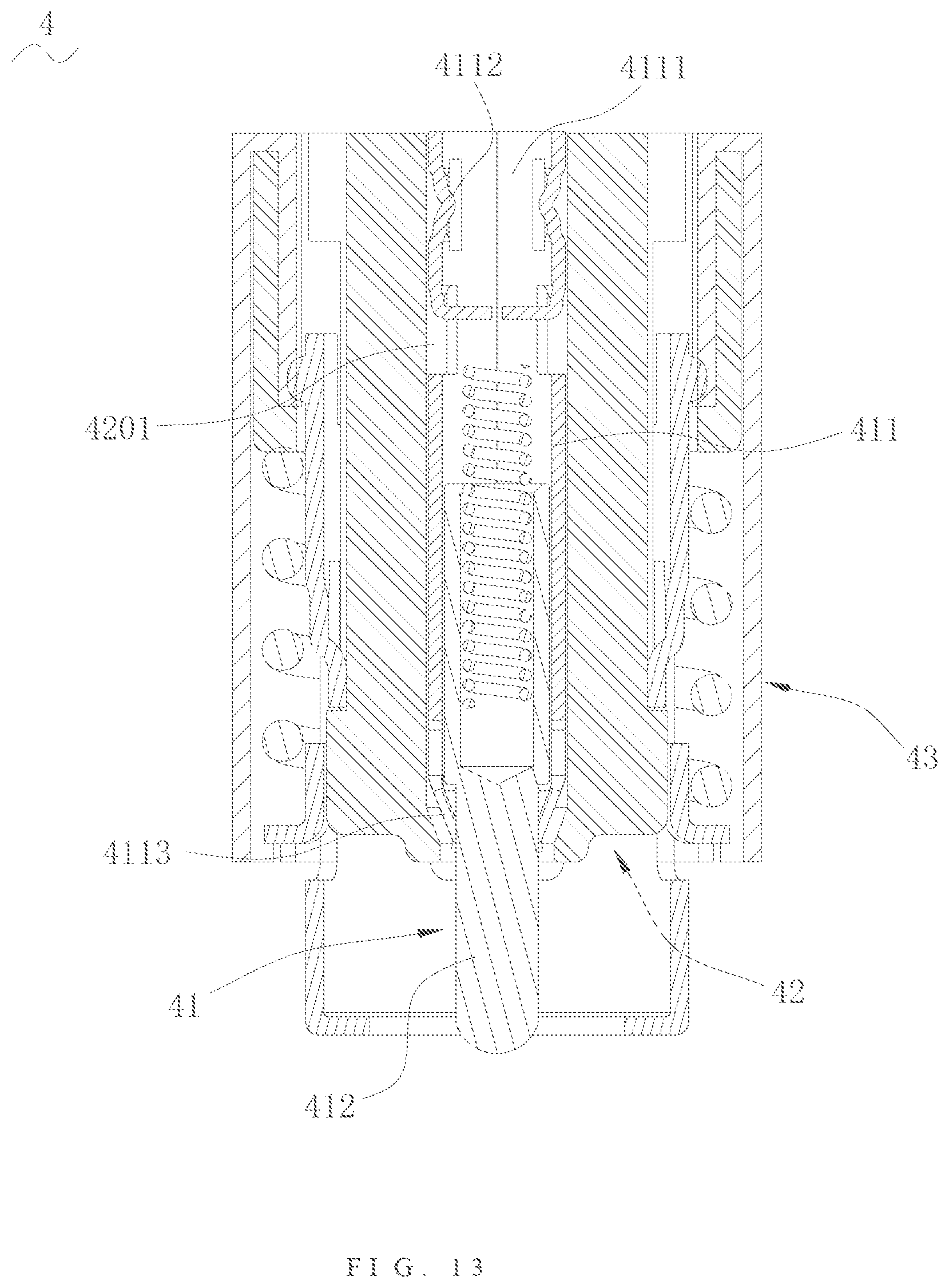 Patent US12155154 Figure 12 – Floating connector and assembly thereof