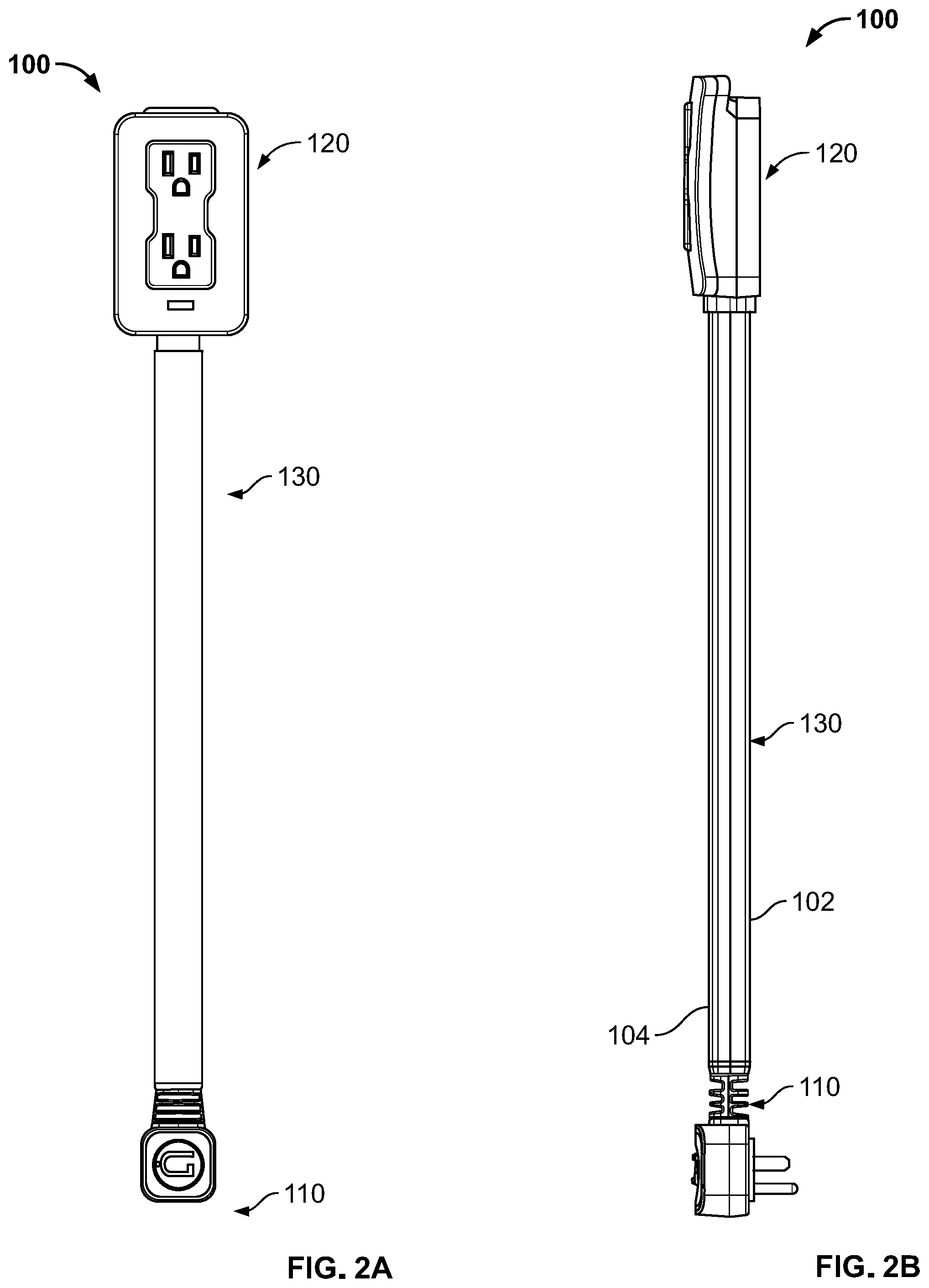 Patent US12155158 Figure 2 – Wall mounting outlet extender