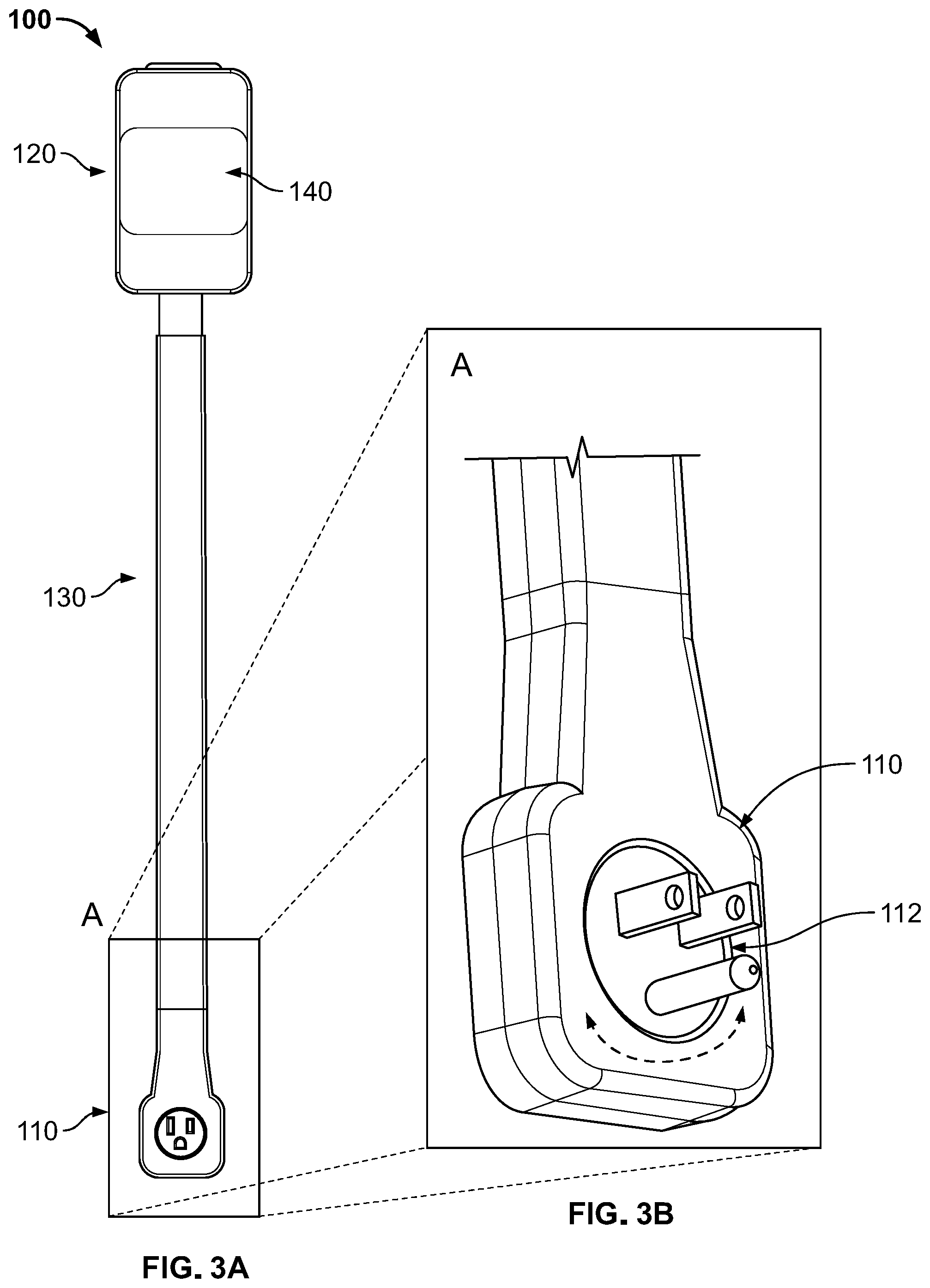 Patent US12155158 Figure 4 – Wall mounting outlet extender